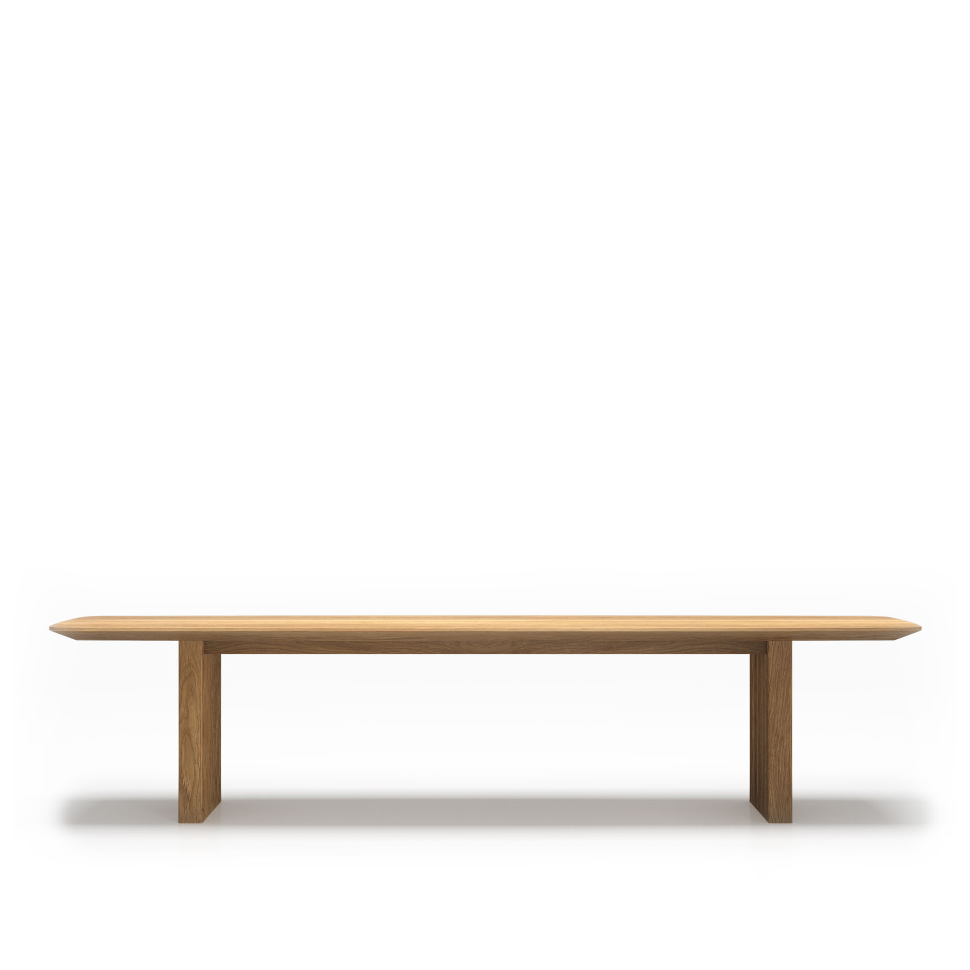Dk3 - Ten Bench L200 x W42 x H45 cm Oak - oil - Pallar - Christian Troels and Jacob Plejdrup - Beige - Trä | Möbler - Stolar Och Pallar - Pallar | Möbelexperten