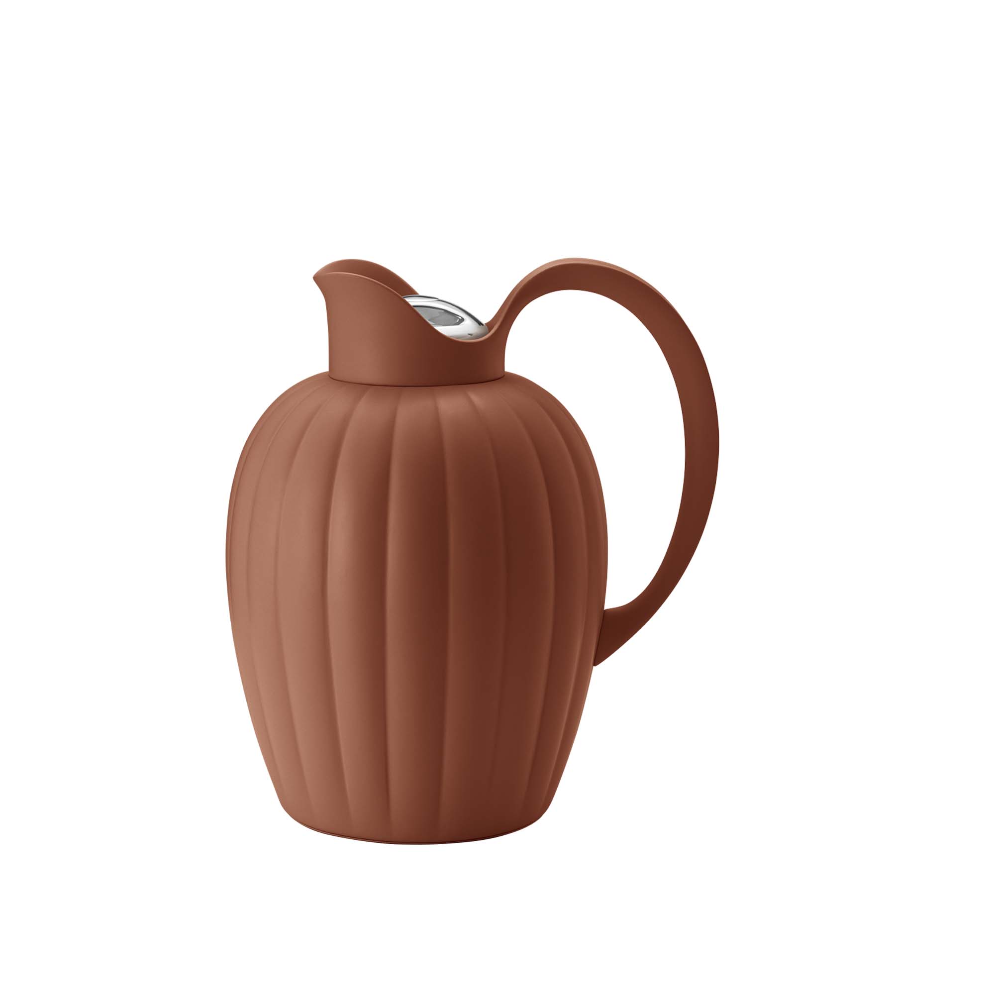 Georg Jensen - Bernadotte Thermo Jug 1L - Terracotta - Termosar - designer_sigvard_bernadotte - Metall