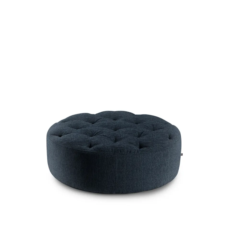 Wheel sittpuff flera knappar Ø 80 cm