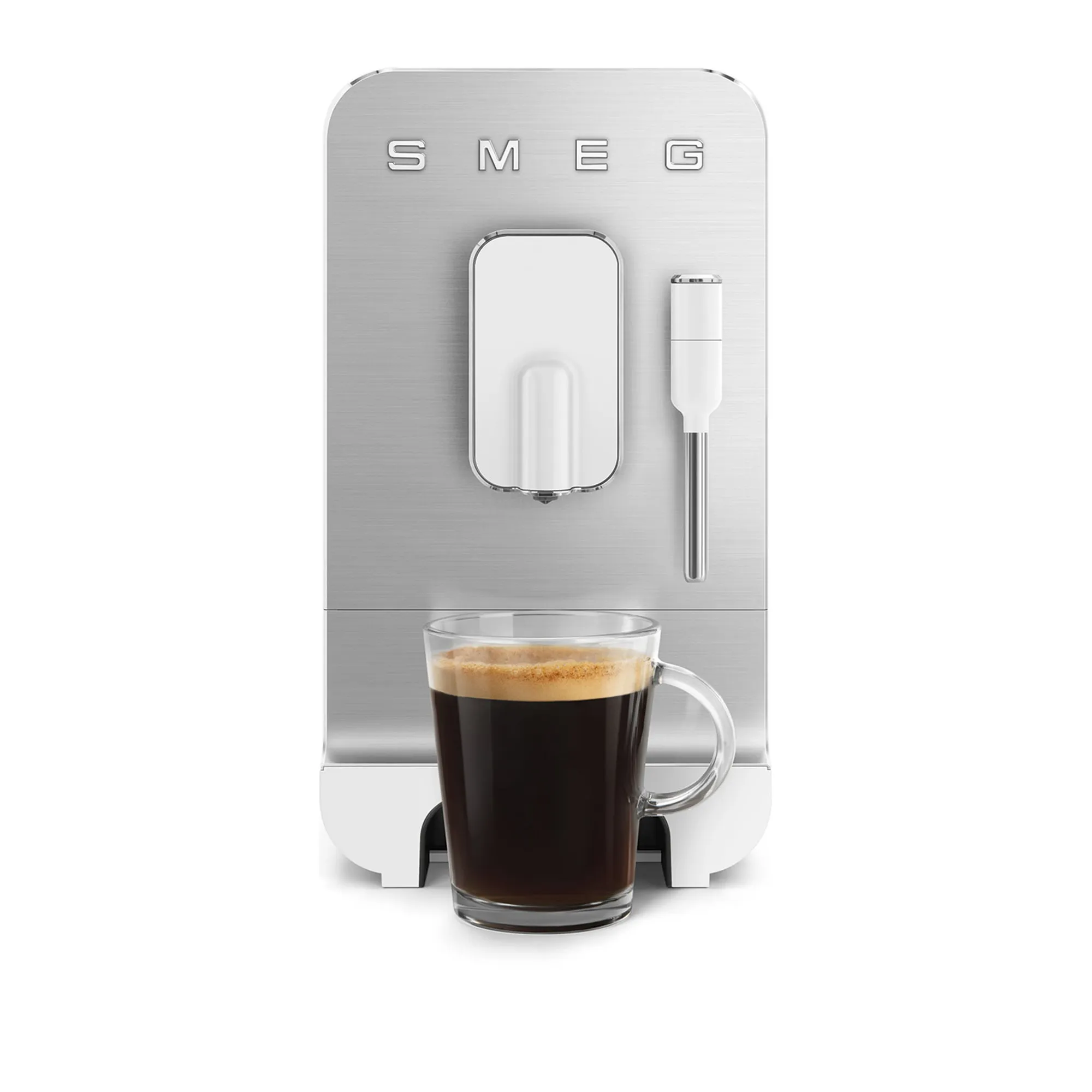 Smeg Automatic Coffee Machine With Steam Wand White
