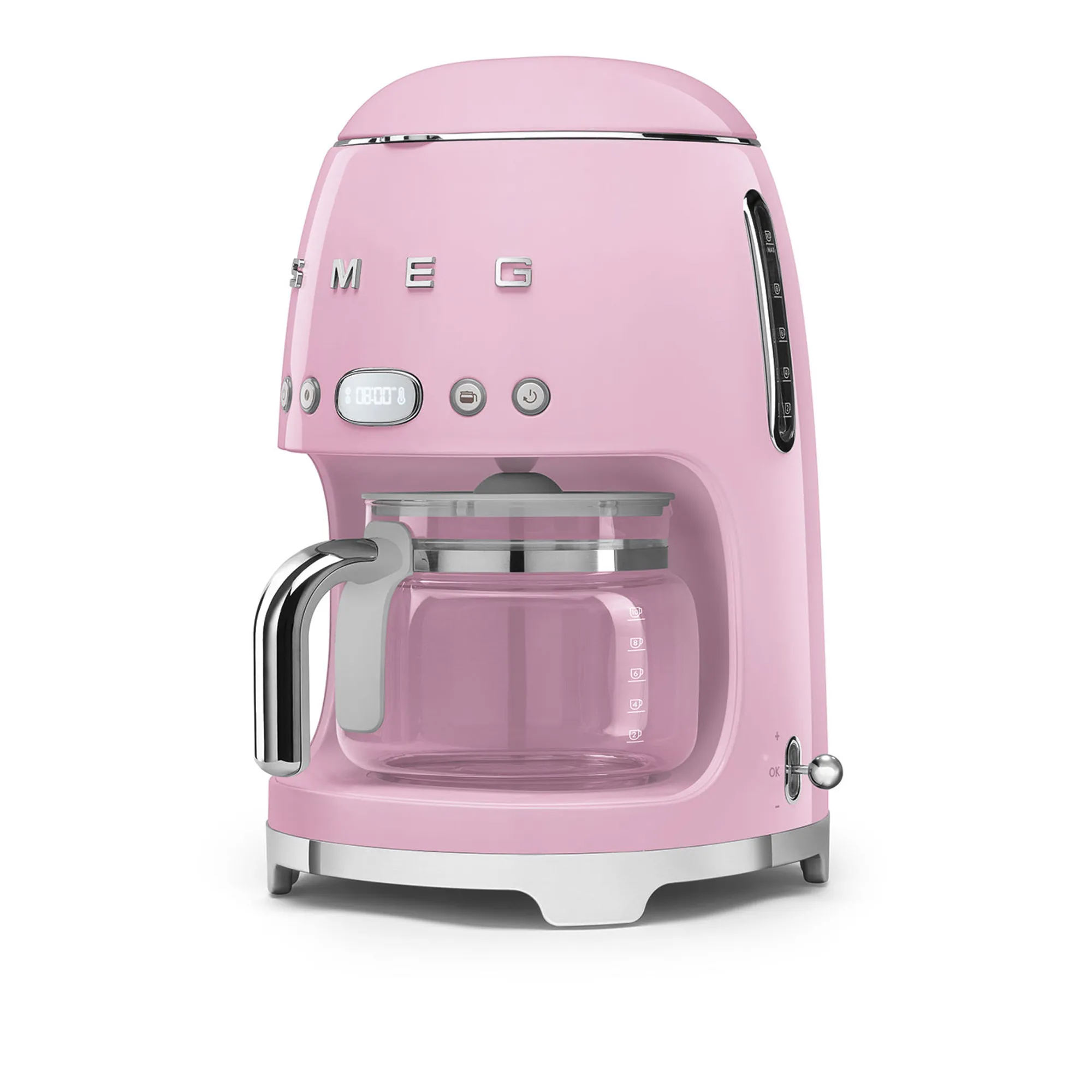 Smeg Drip Coffee Machine Pink