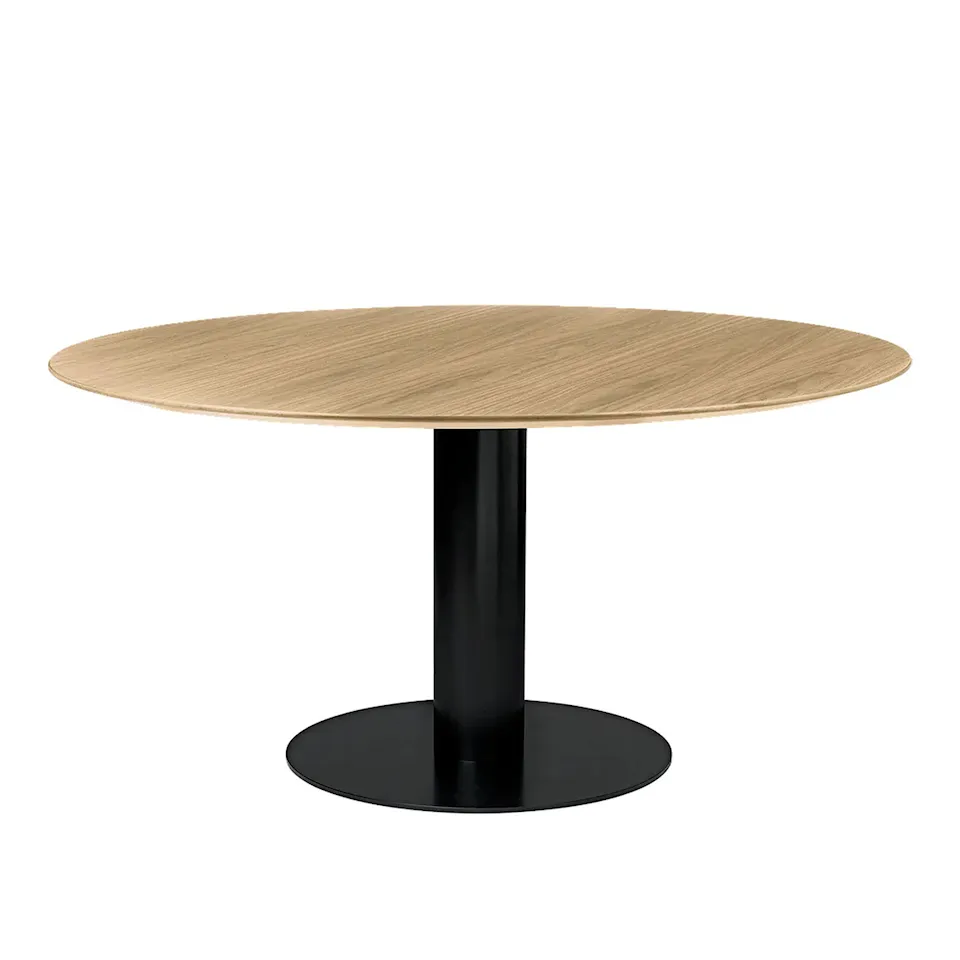 GUBI 2.0 matbord Ø150 cm svart
