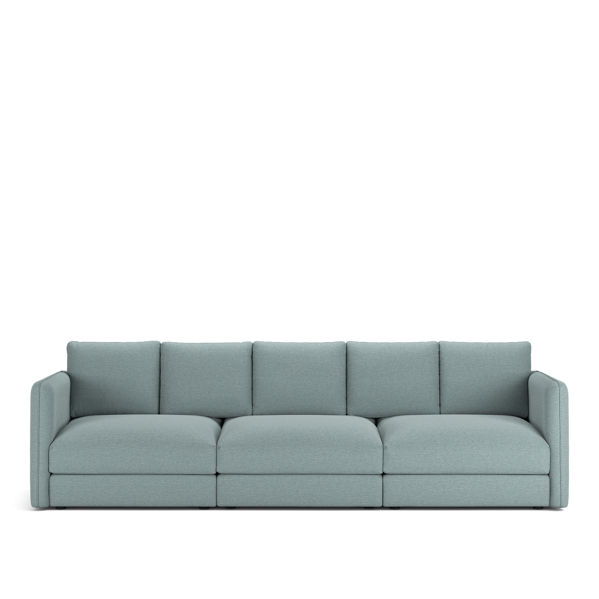 NOGA - Pavarotti 3-Seater, Fixed Cover, Cushion Variant 02, Lario 12 - Soffor - Bl&aring;