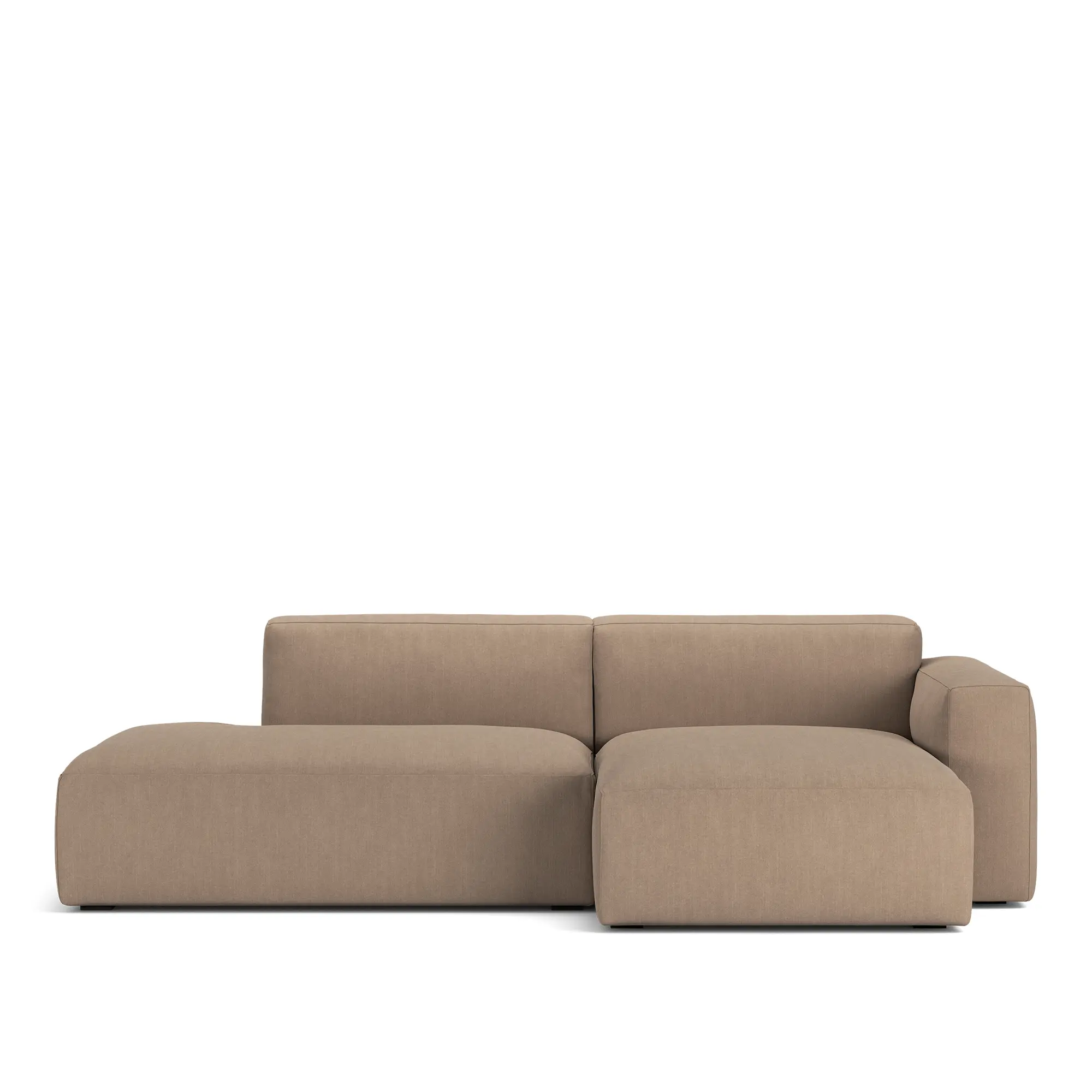 Brick 2-seters sofa sjeselong åpen ende venstre