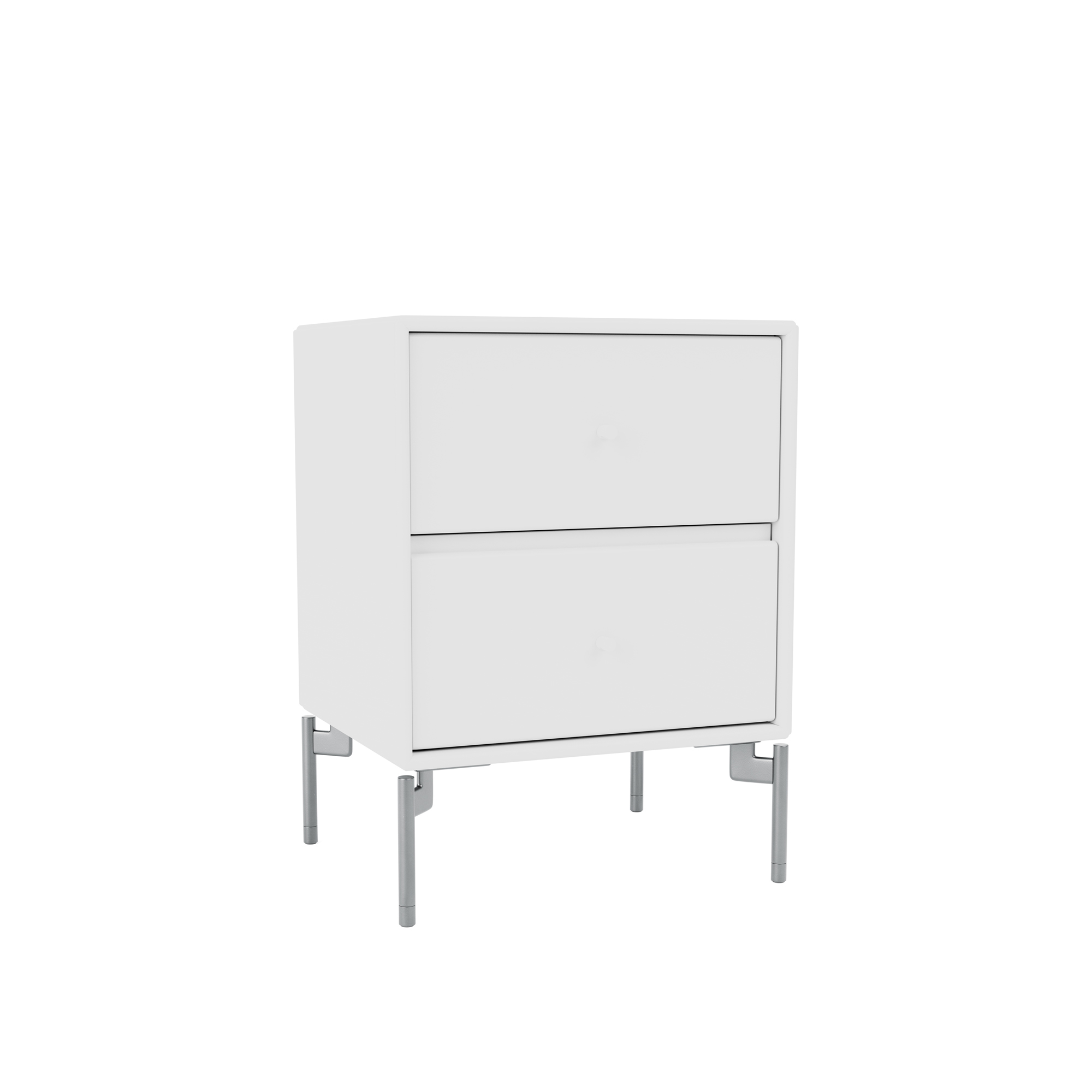 Bilde av Drift nattbord new white 101, kromben cm