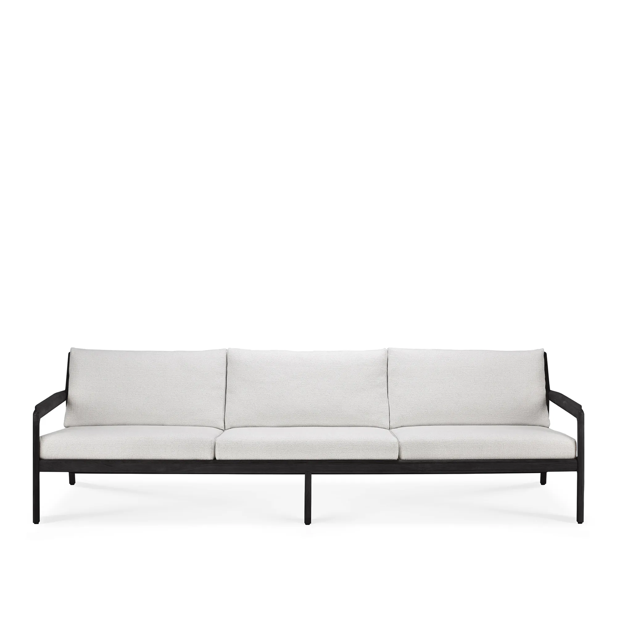 Jack Outdoor Sofa 3-seater Black Teak