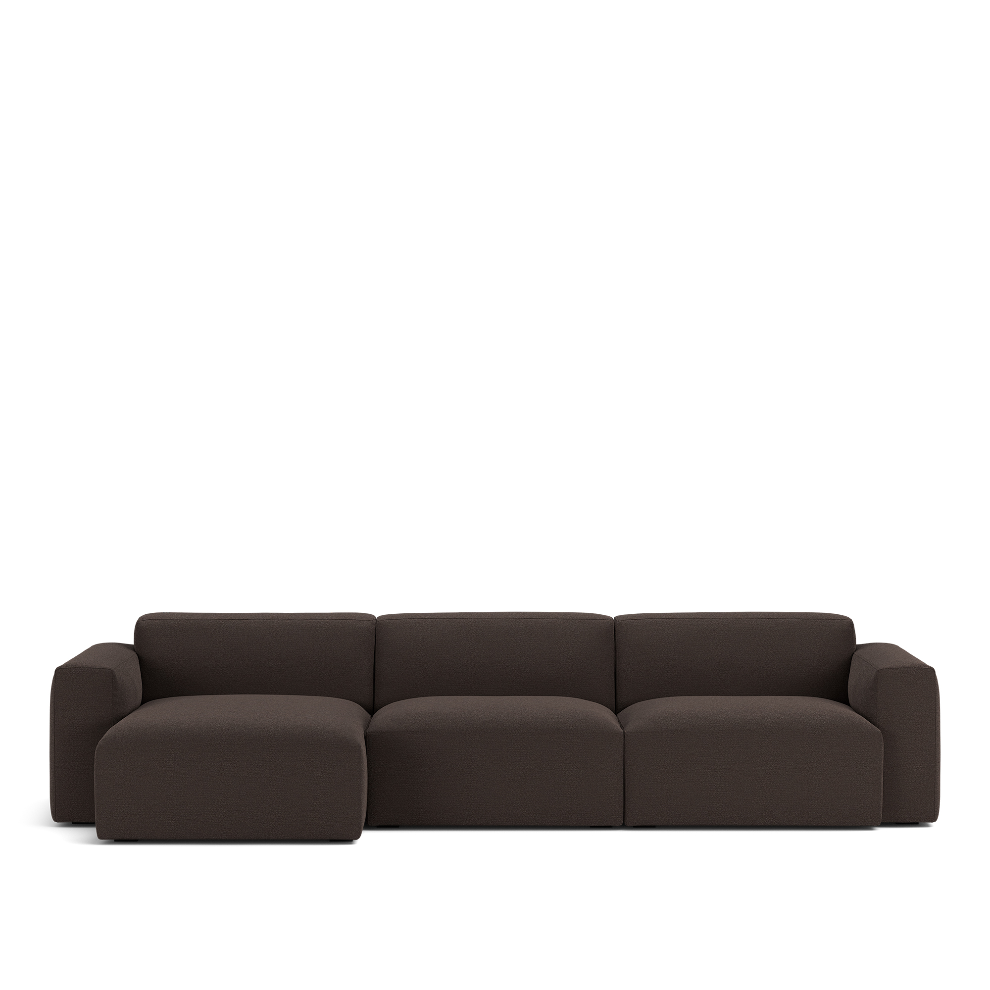NOGA - Brick 3-Seater Chaise Lounge Left Lario 120 Fixed Upholstery - Soffor