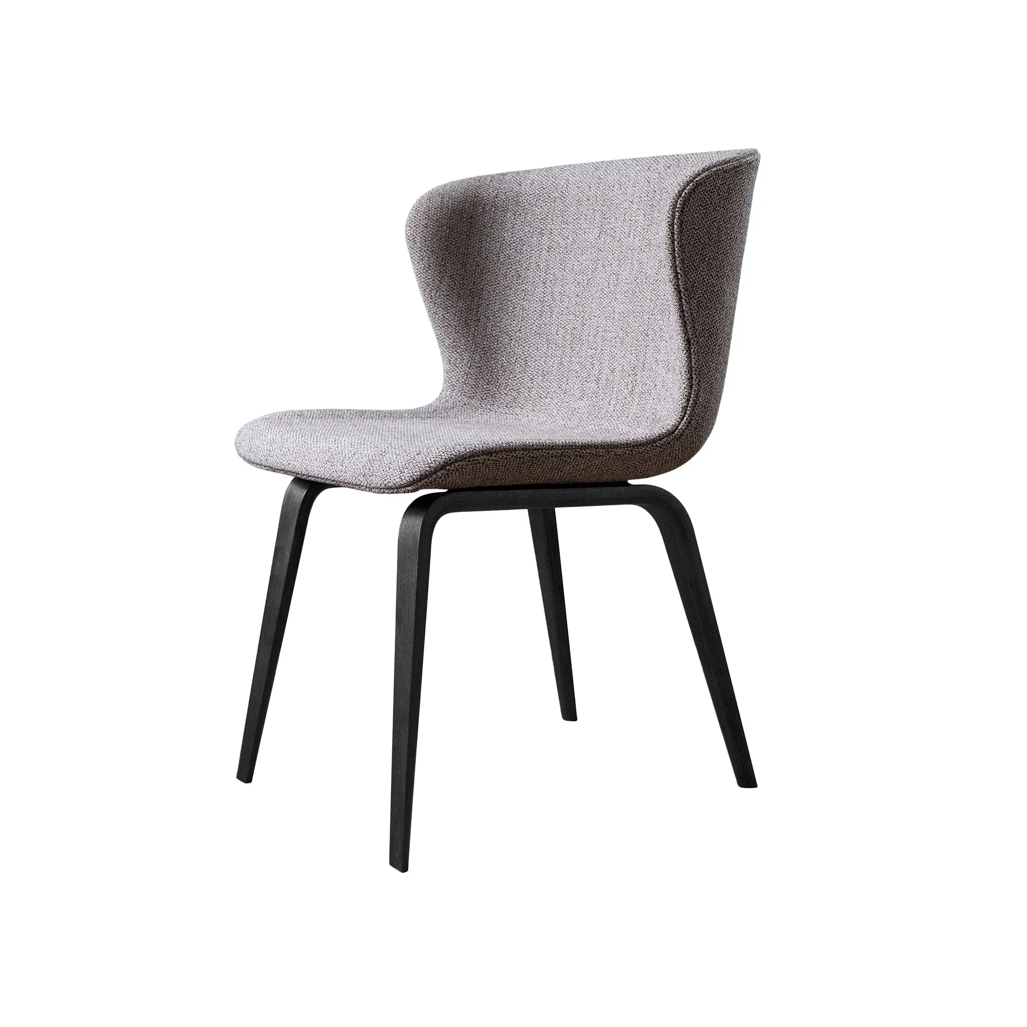 Pipe Chair Wood Black Legs