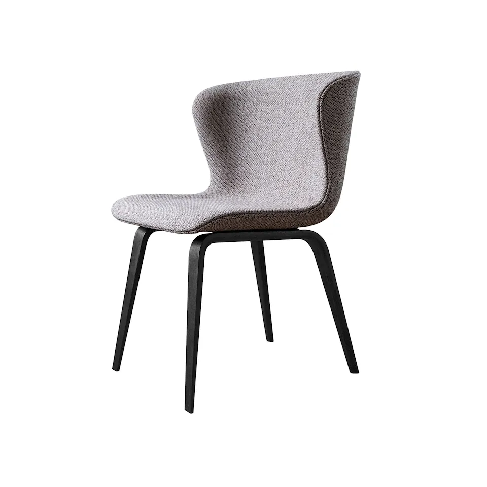 Pipe Chair Wood Black Legs