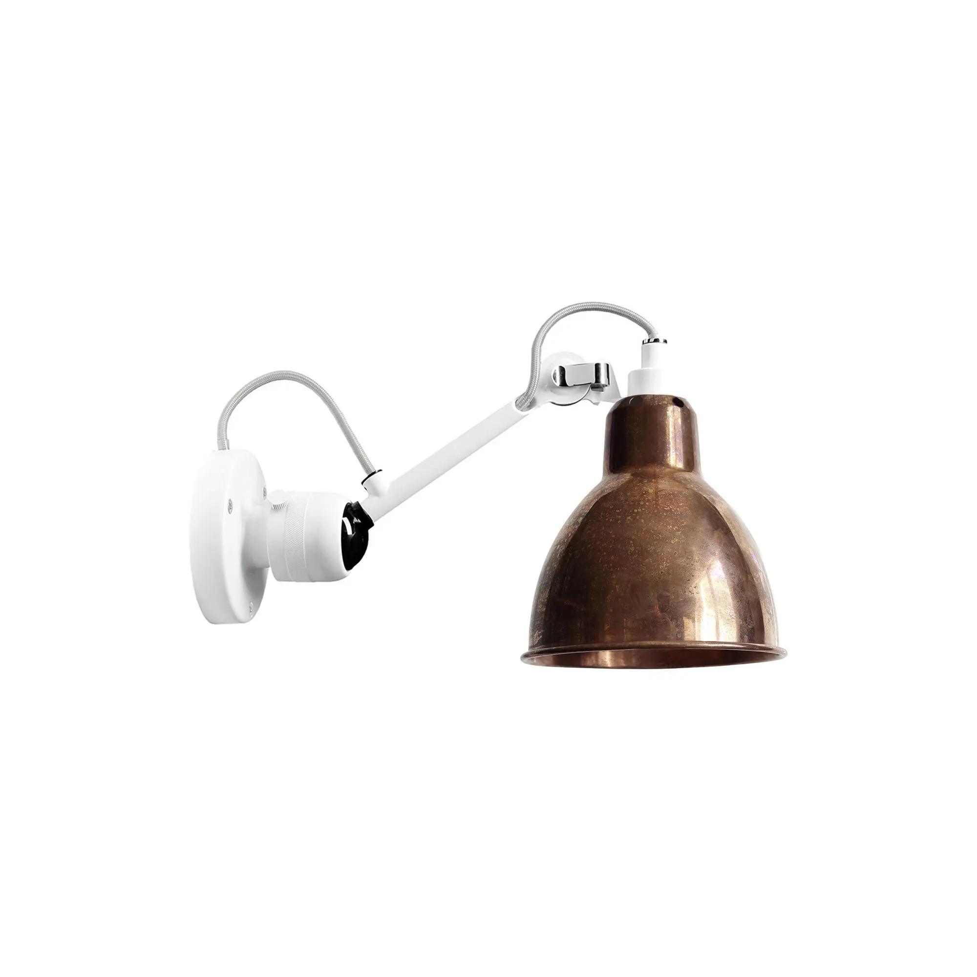 Lampe Gras No304 - Round - Vit bas