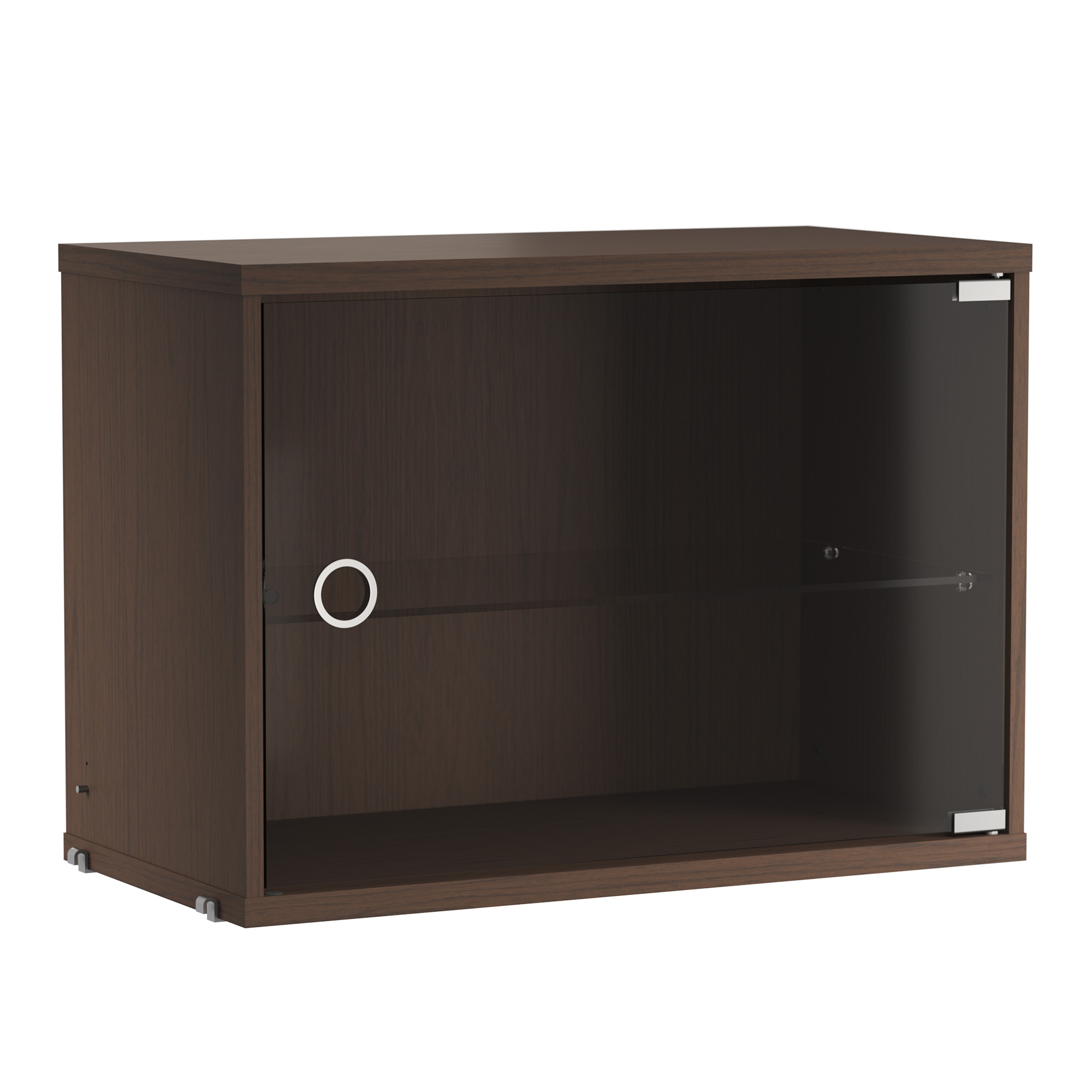 String - Skåp med glasdörr 58 cm mörk ek - Hatthyllor och skohyllor - Träfärgad - Trä | Möbler - Förvaring Och Hyllor - Hatthyllor Och Skohyllor | Möbelexperten