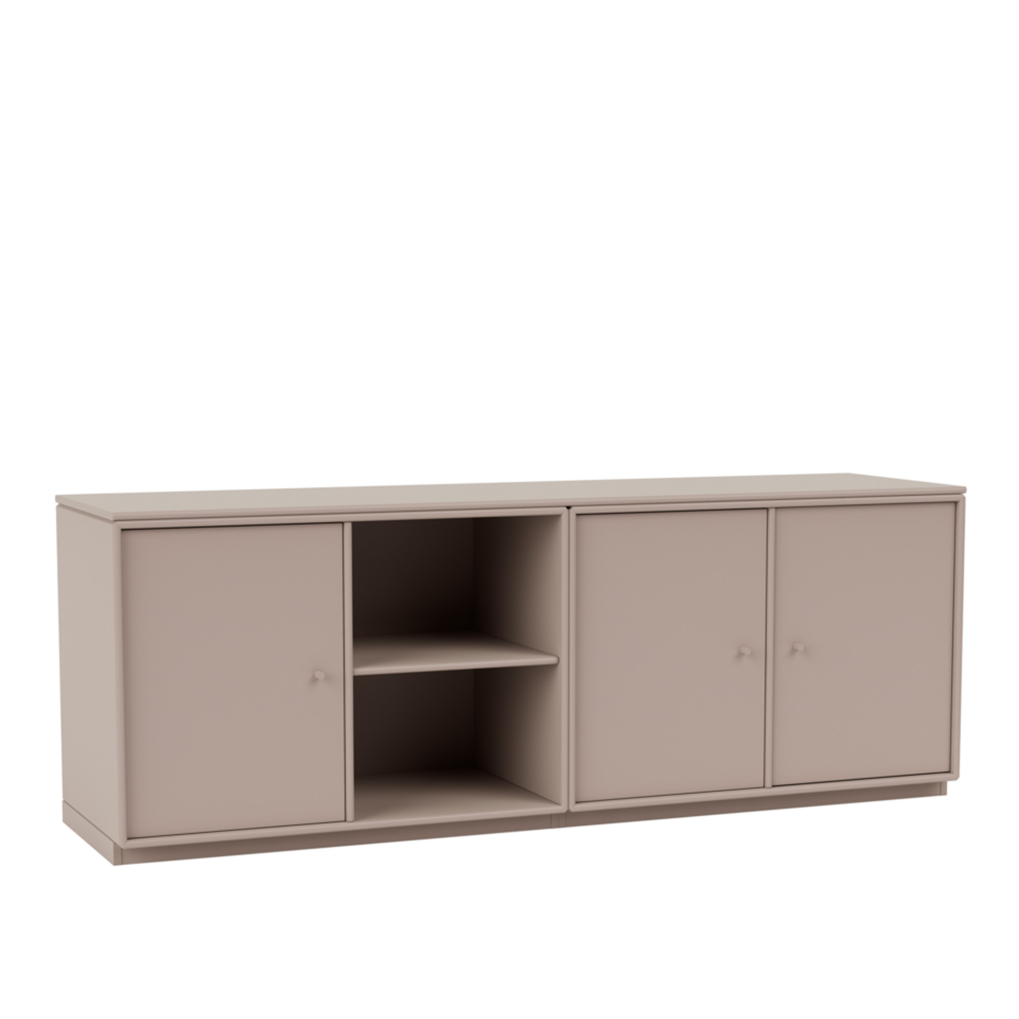montana - save lowboard, plinth h3 cm - mushroom - skänkar och sideboards - peter j. lassen - beige - mdf
