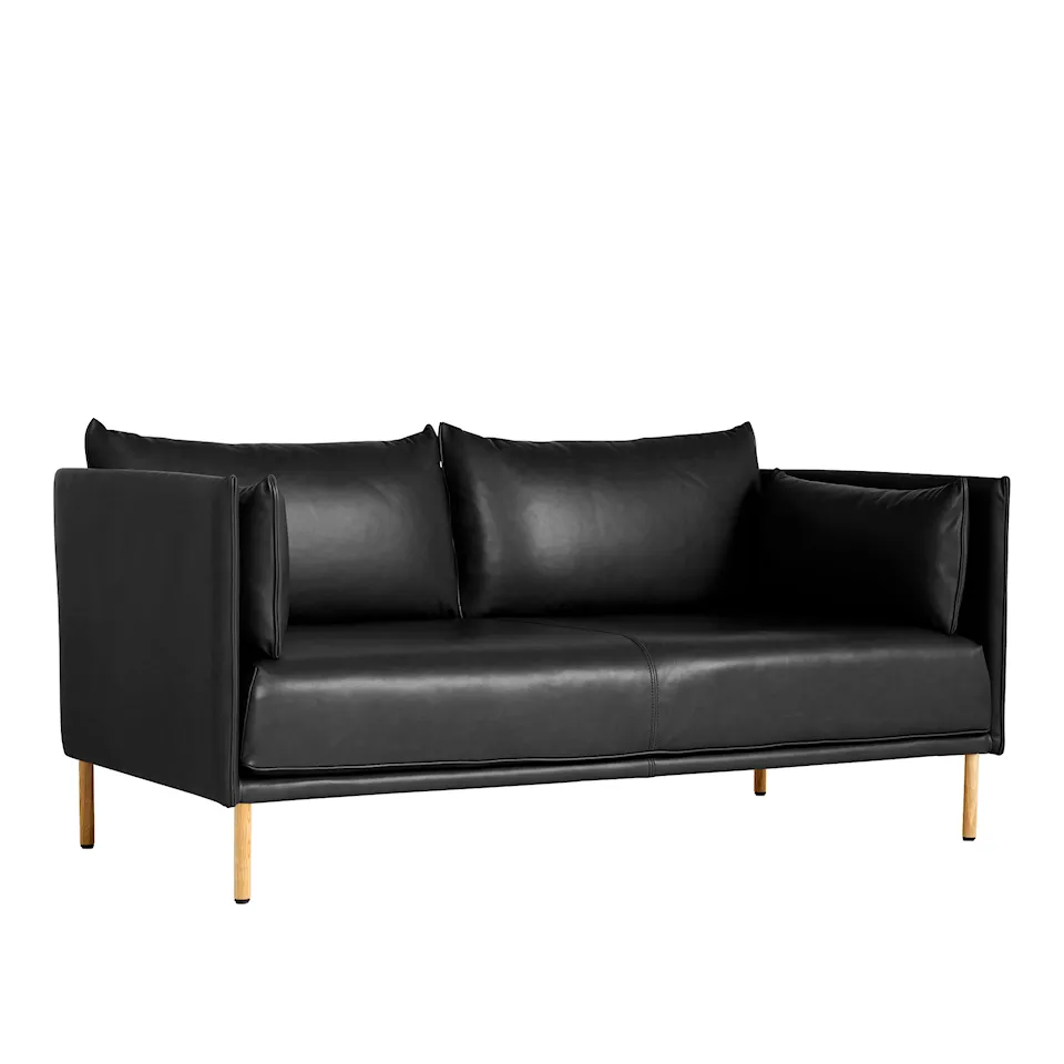 Silhouette 2-sitssoffa Matching Piping/Oiled Oak