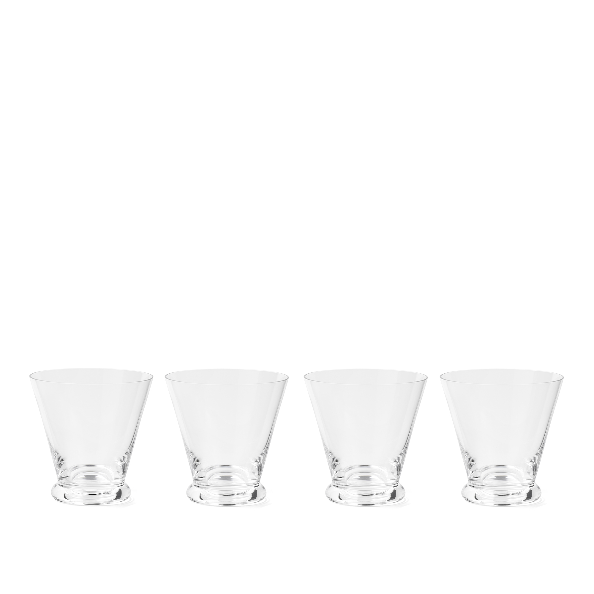 Service Projects - Walter 03 - Coupé / Set of 4 - Drinkglass - Laura Bilde - Gjennomsiktig