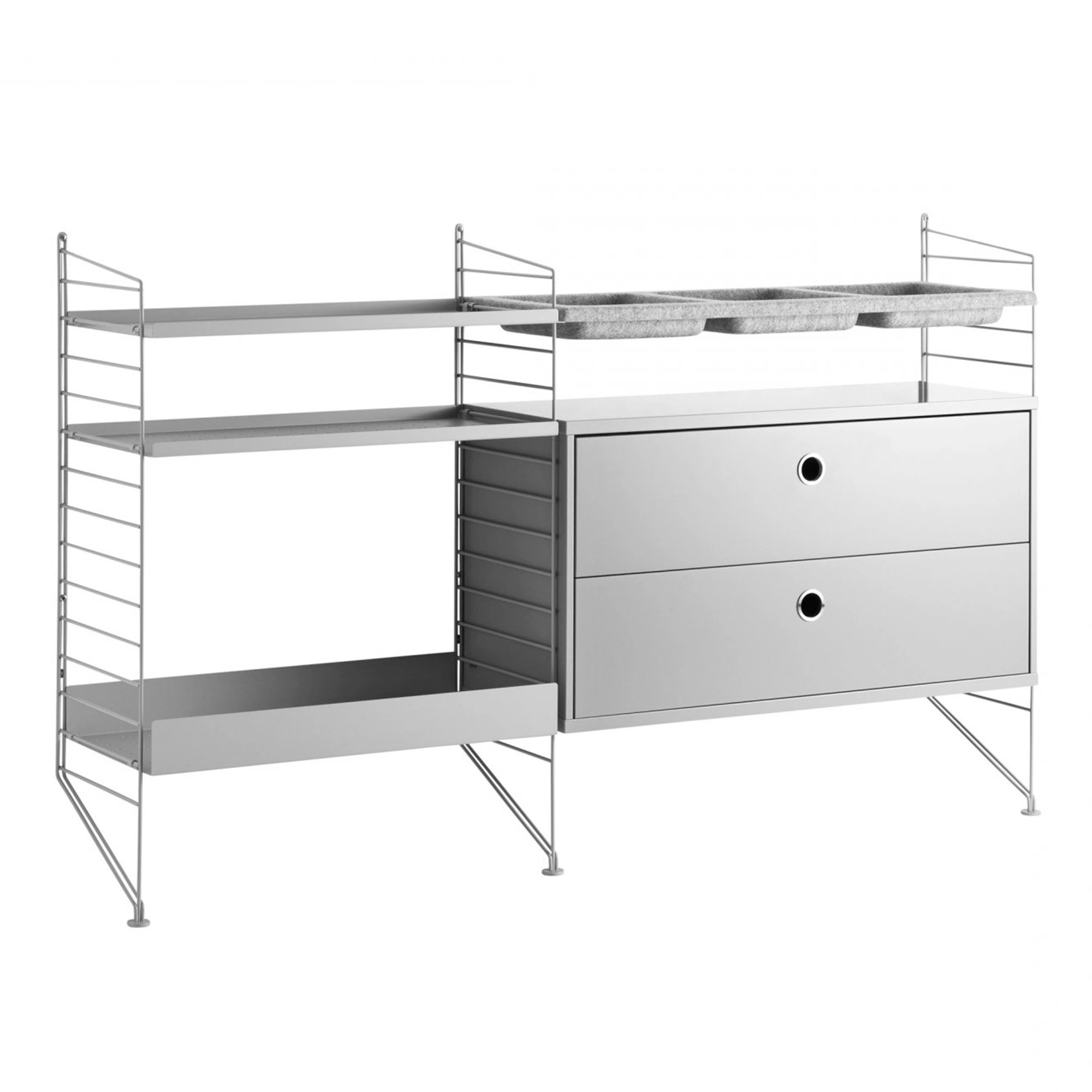 String - String Kombination H Grå - Hyllor och hyllsystem - Nils Strinning