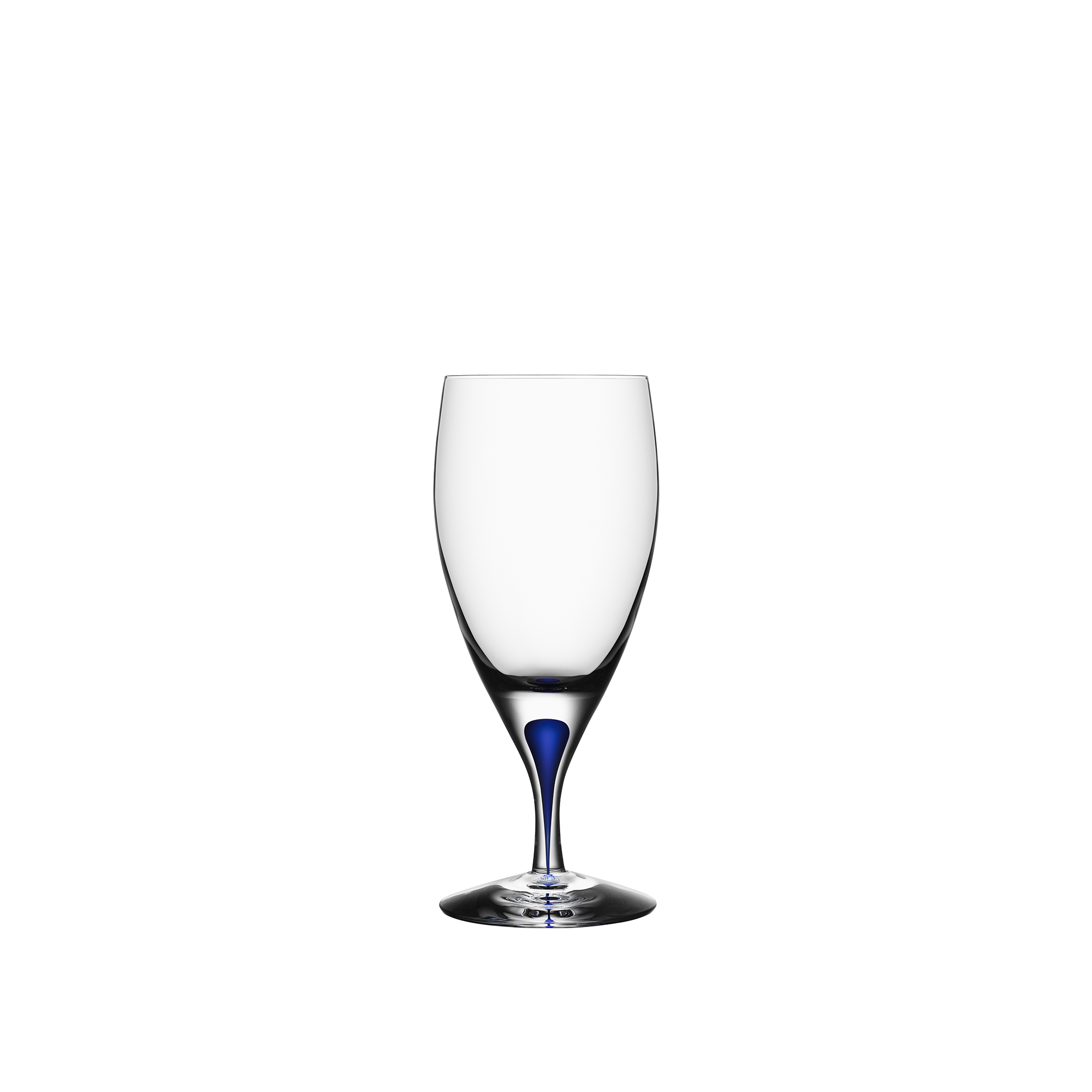 Orrefors - Intermezzo Blue Water Glass 47 cl - Dricksglas - Erika Lagerbielke - Transparent,Blå