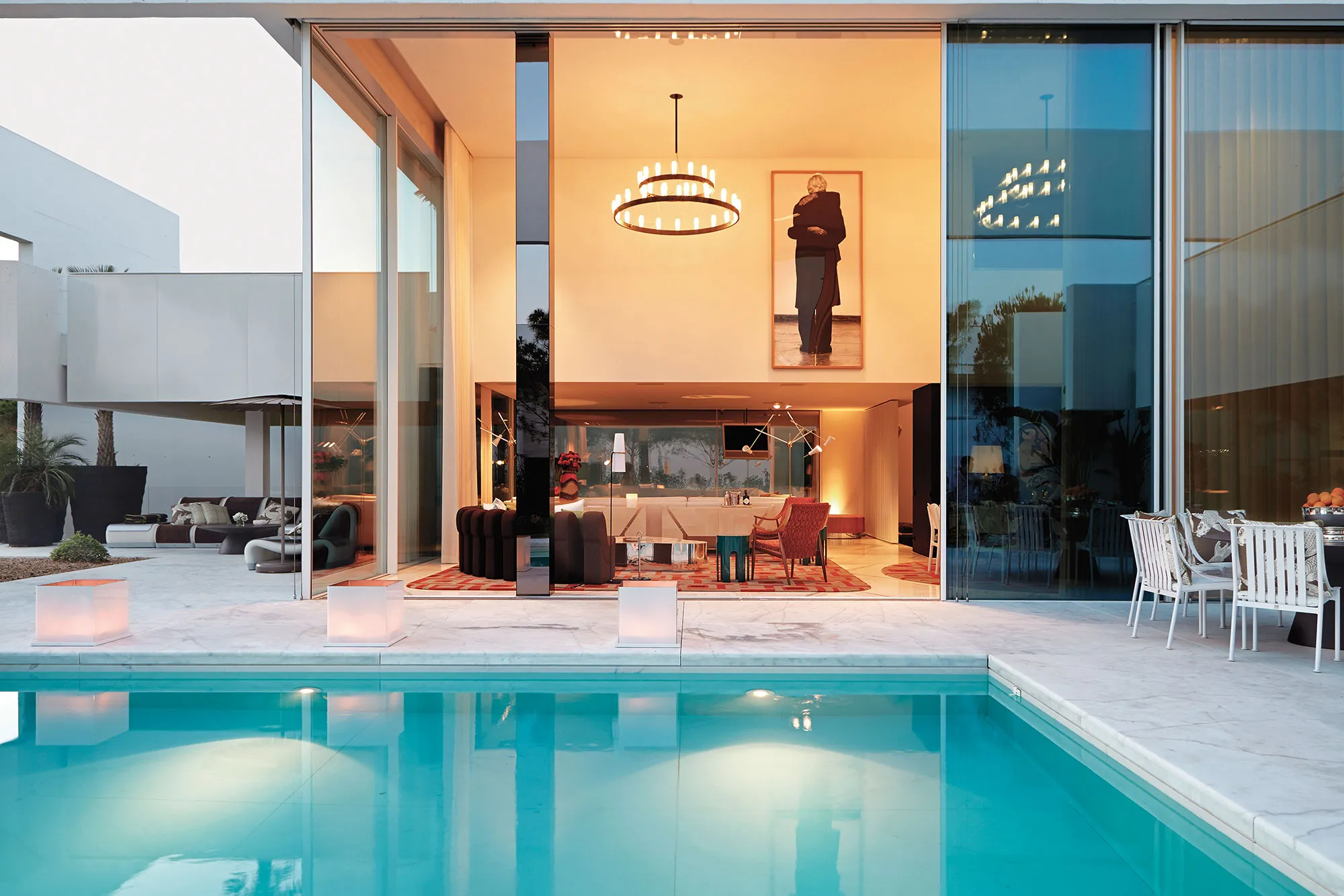 Chandelier Double Suspension Lamp