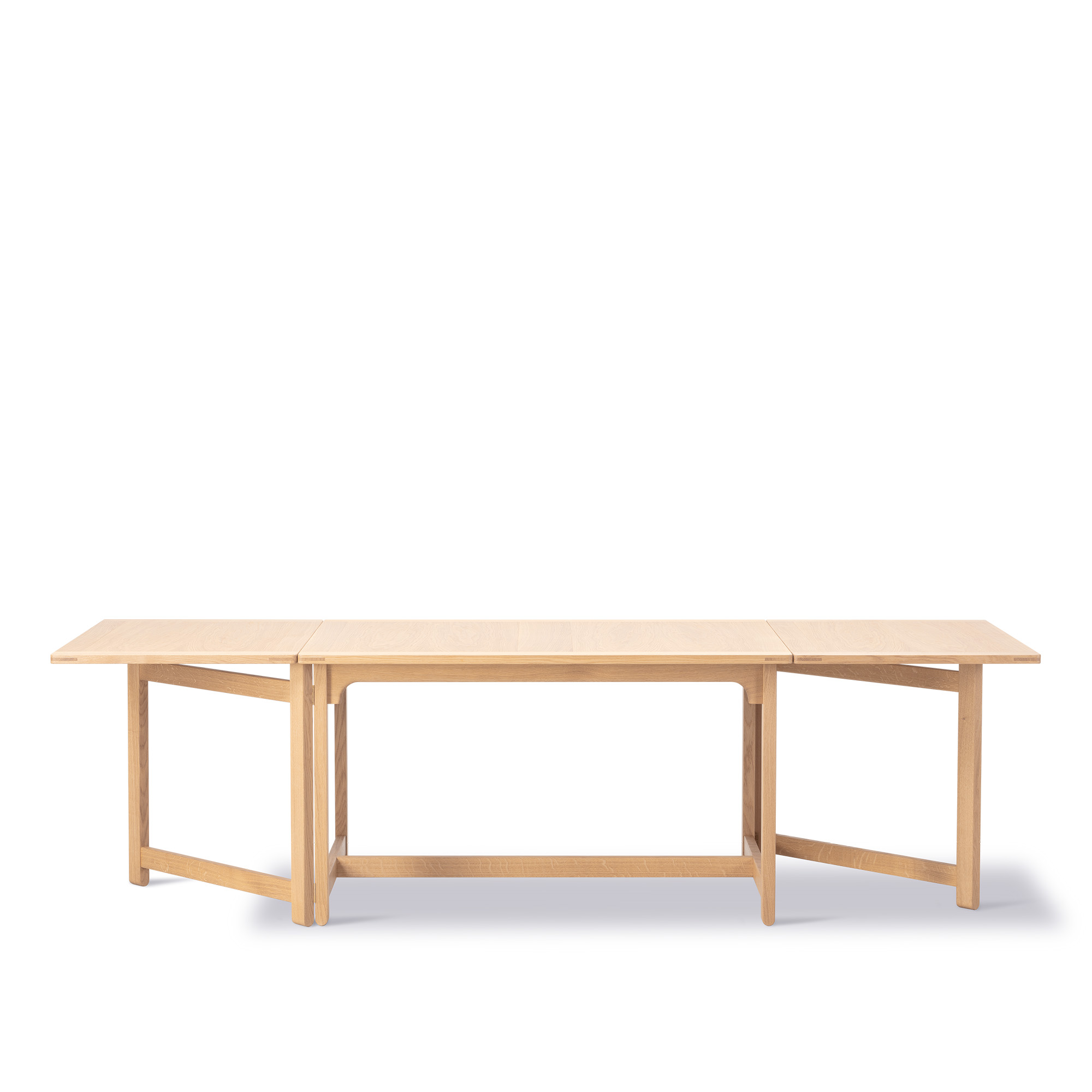Fredericia Furniture - BM71 Library Table - 126/189/252 x 93 cm - height 72 cm - Oak lacquer - Matbord - Børge Mogensen