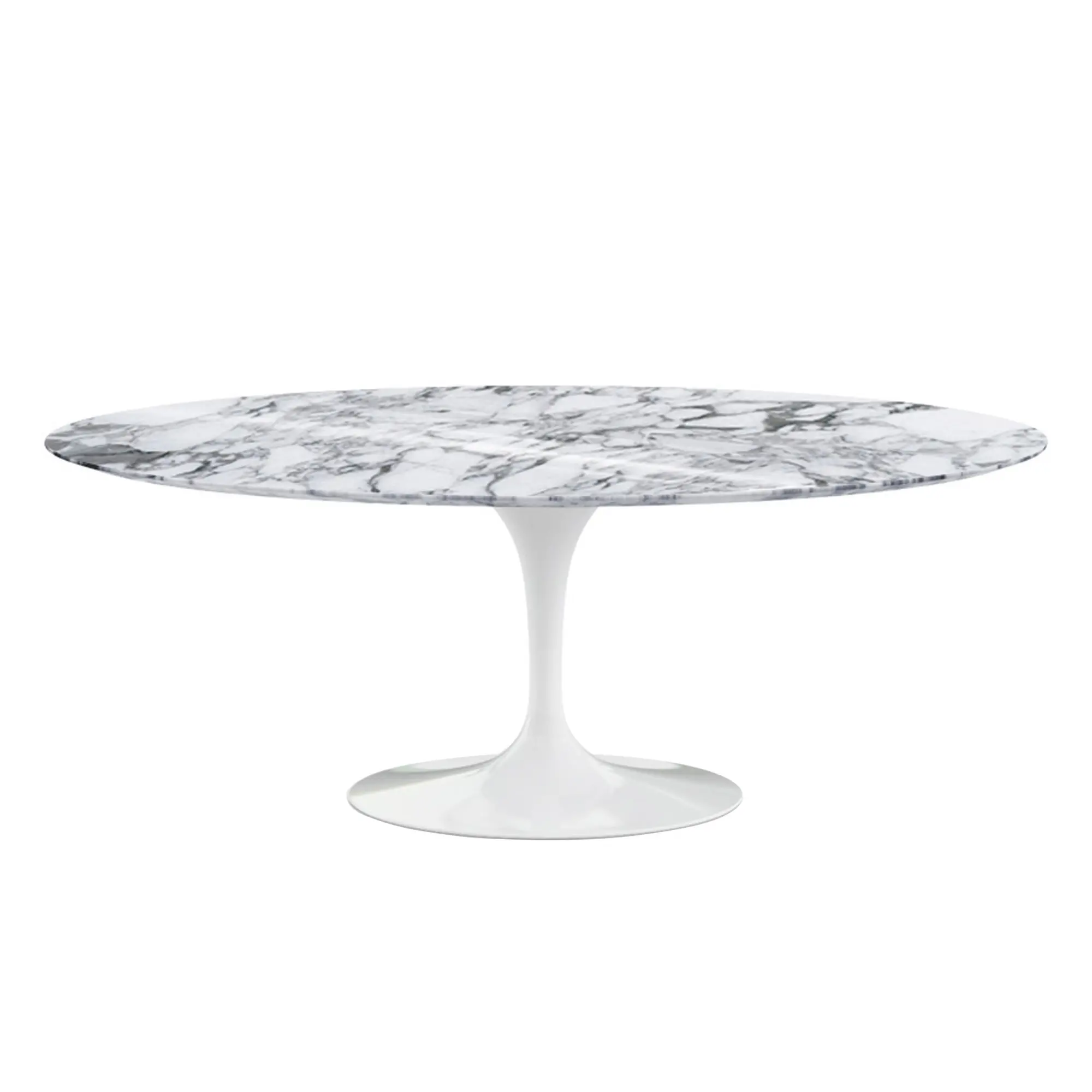 Saarinen Oval spisebord 198 cm White