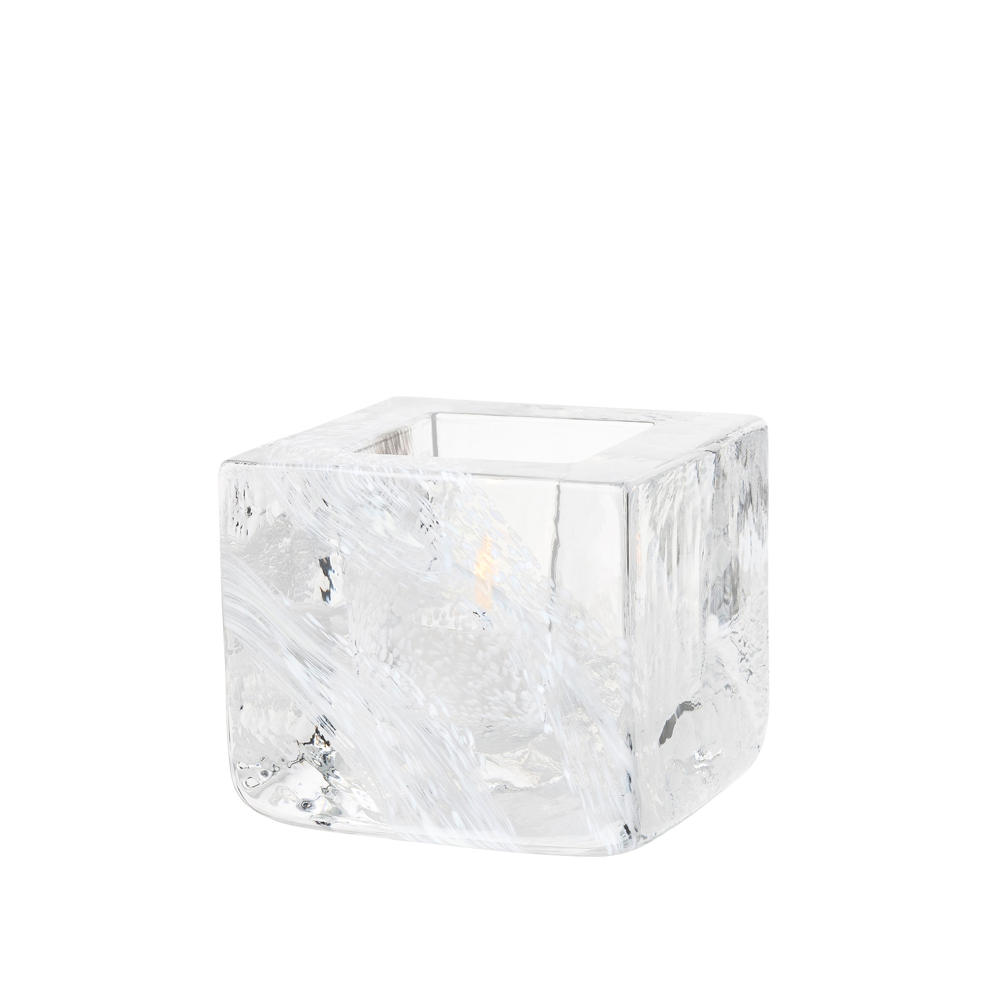 Kosta Boda - Brick Votive / White - Ljusstakar & ljuslyktor - Anna Ehrner - Vit