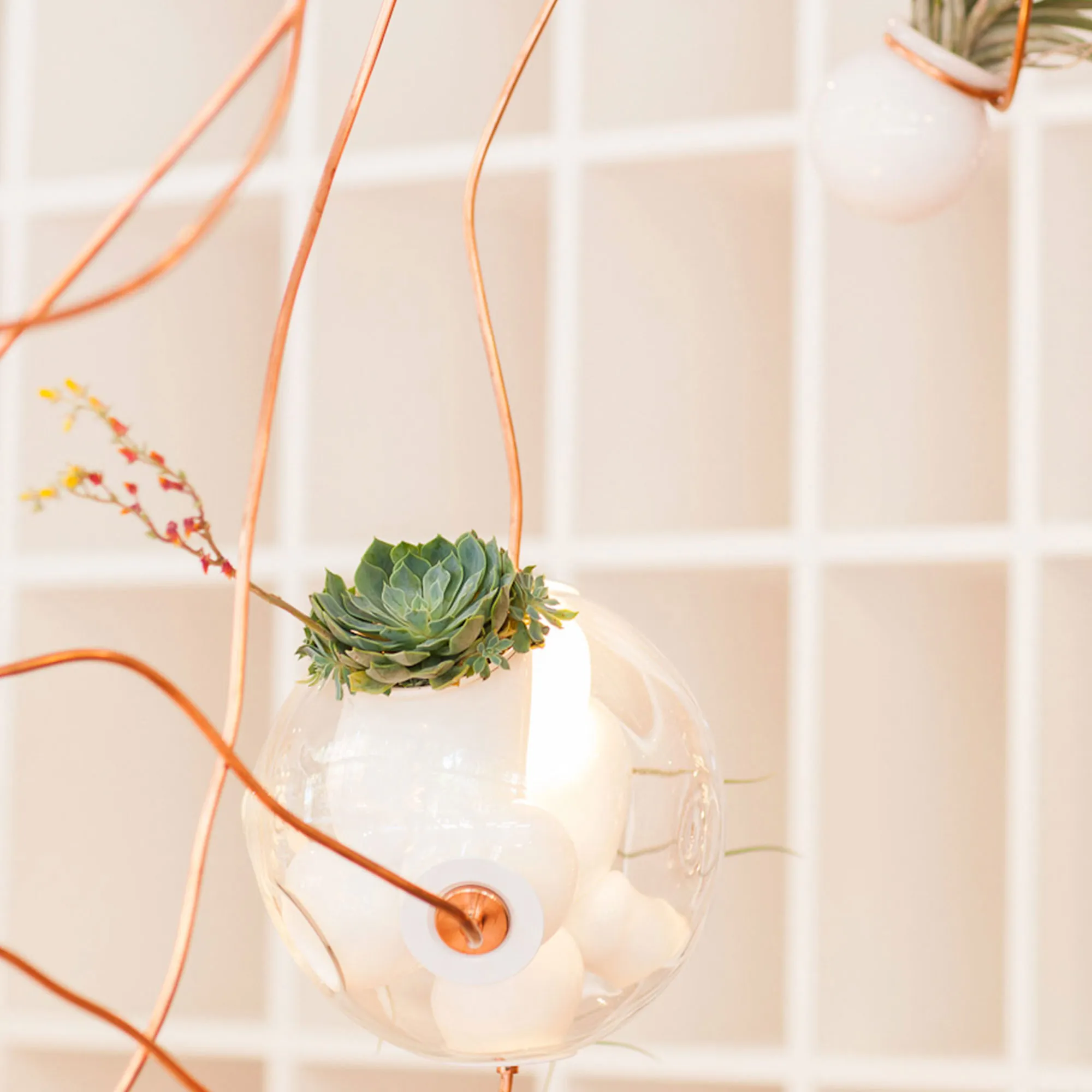 38.3 copper suspension pendant