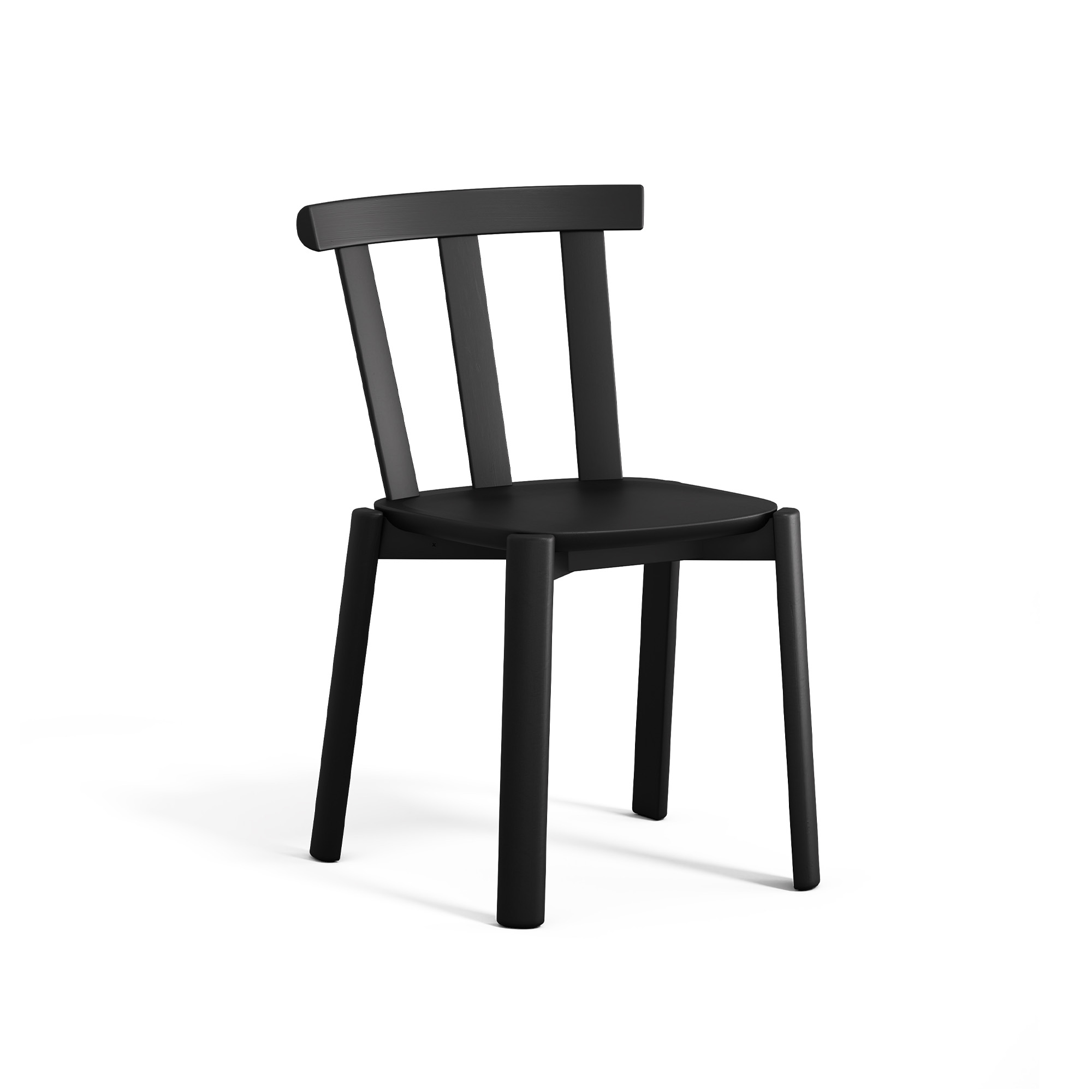 Stolab - Alt Stol Björk Mattsvart 99 - Matstolar - Form Us With Love - Svart - Trä