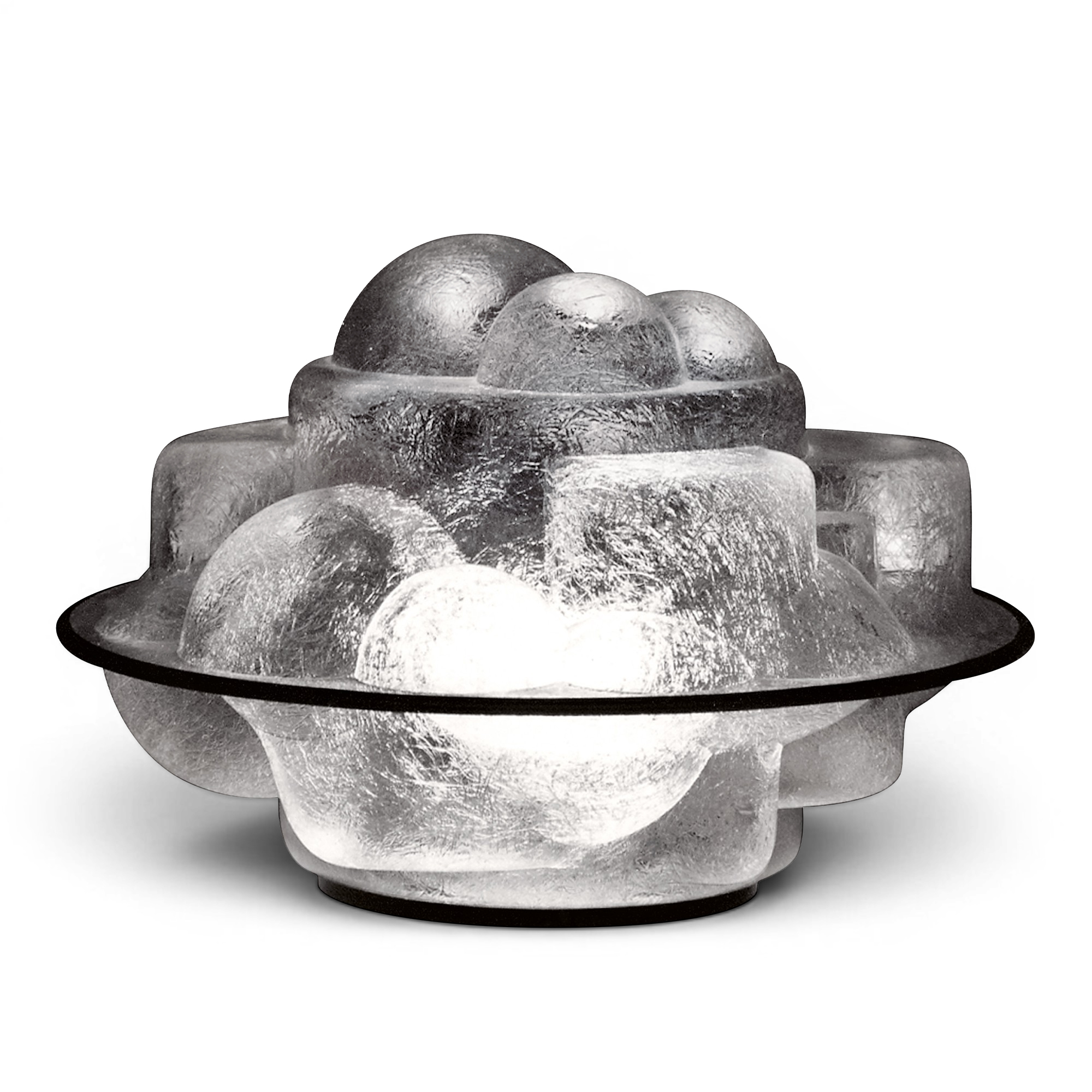 Martinelli Luce - Profiterolle – E14 - Bordslampor - Sergio Asti - Transparent - Metall/Plast | Belysning - Bords- Och Skrivbordslampor - Bordslampor | Möbelexperten