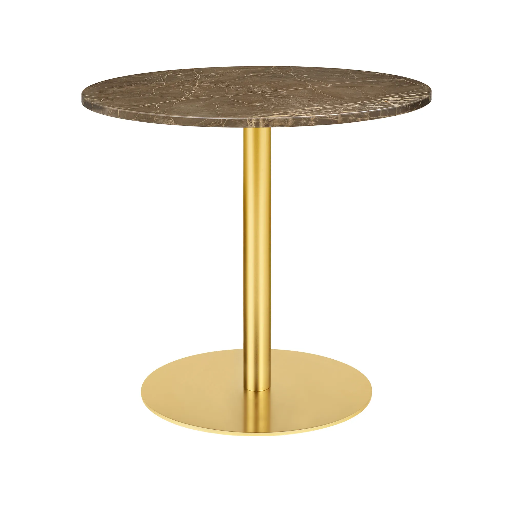GUBI 1.0 matbord Ø80 cm mässing