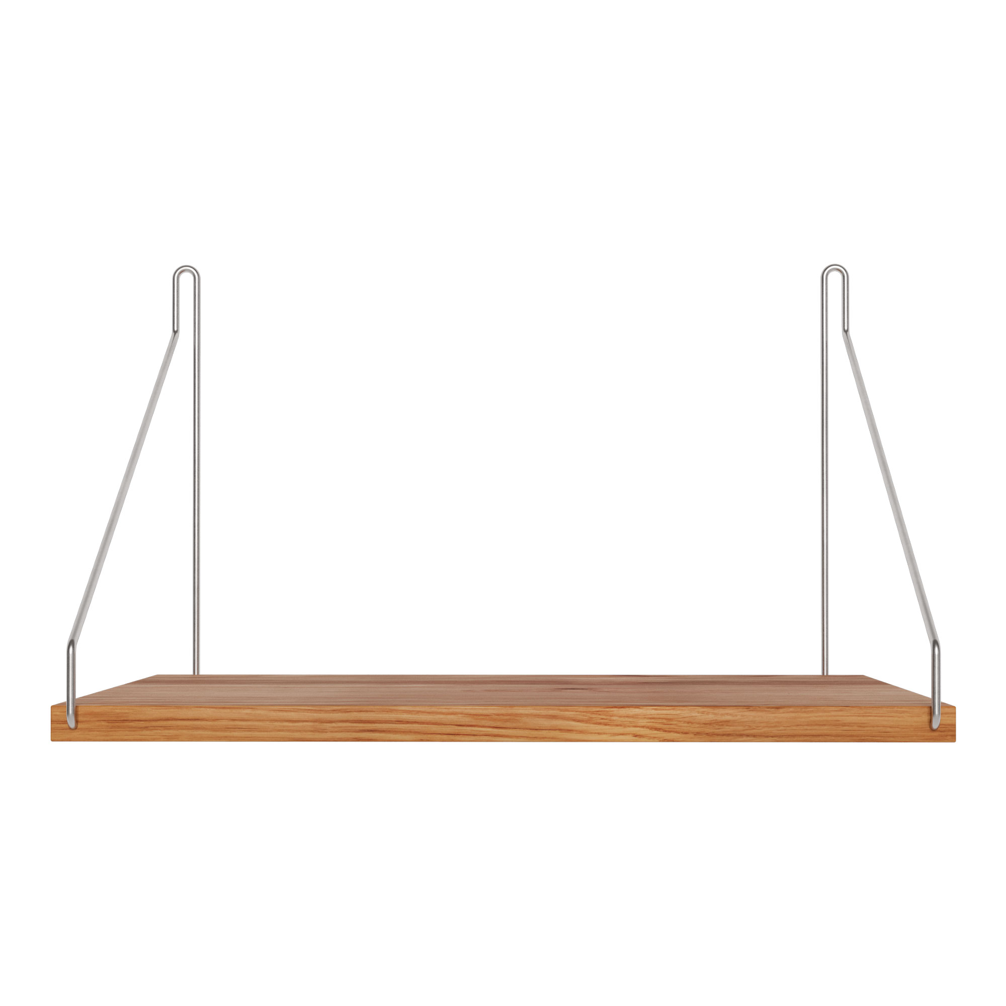 Frama - Single Shelf vägghylla Natural Oak / Stainless Steel D27 W40 - Kim Richardt - Beige - Metall |  | Möbelexperten