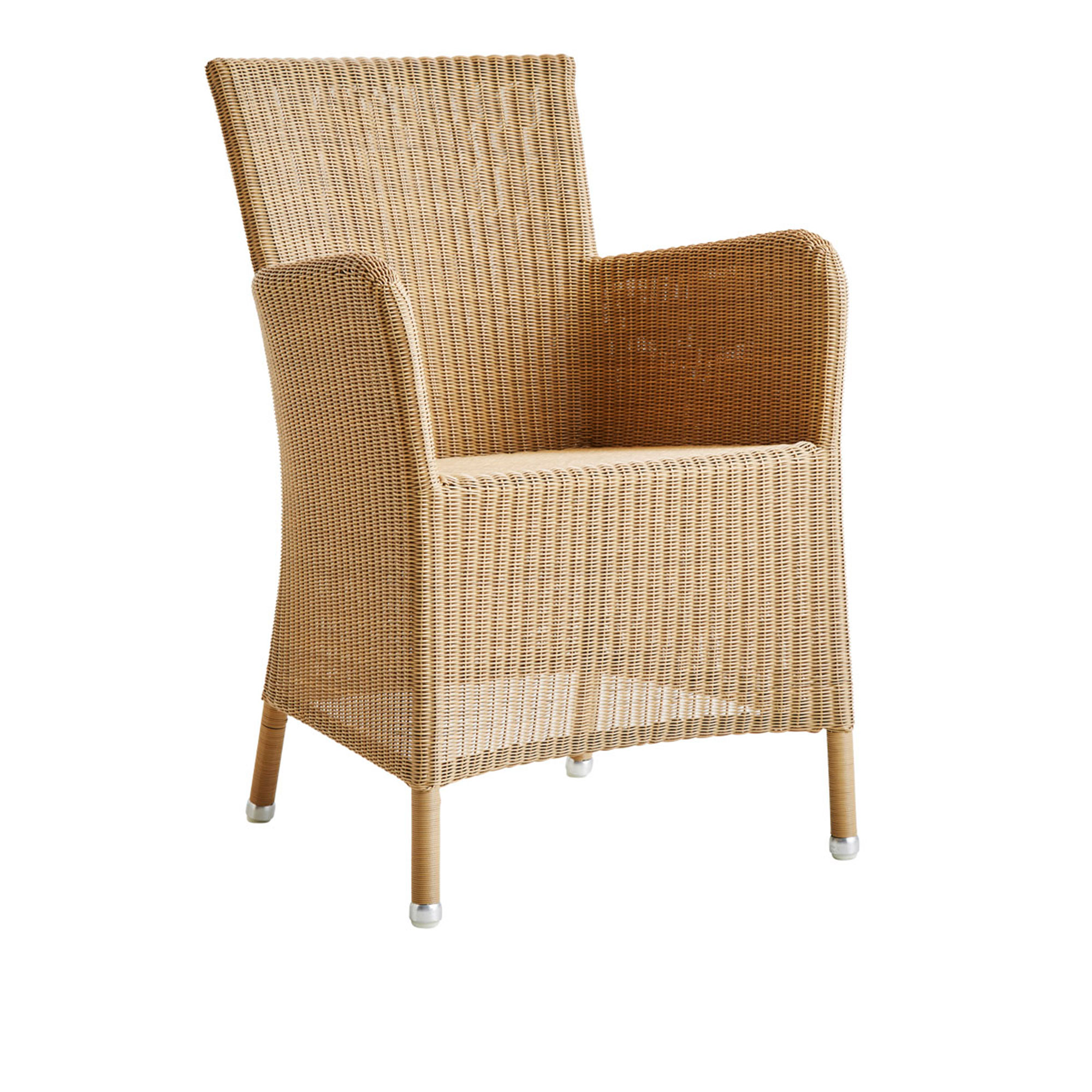 Cane-Line - Hampsted Karmstol Cane-Line Weave Natural - Matstolar utomhus - Cane-line Design Team - Träfärgad - Syntetiskt | Utemöbler - Utestolar - Matstolar Utomhus | Möbelexperten