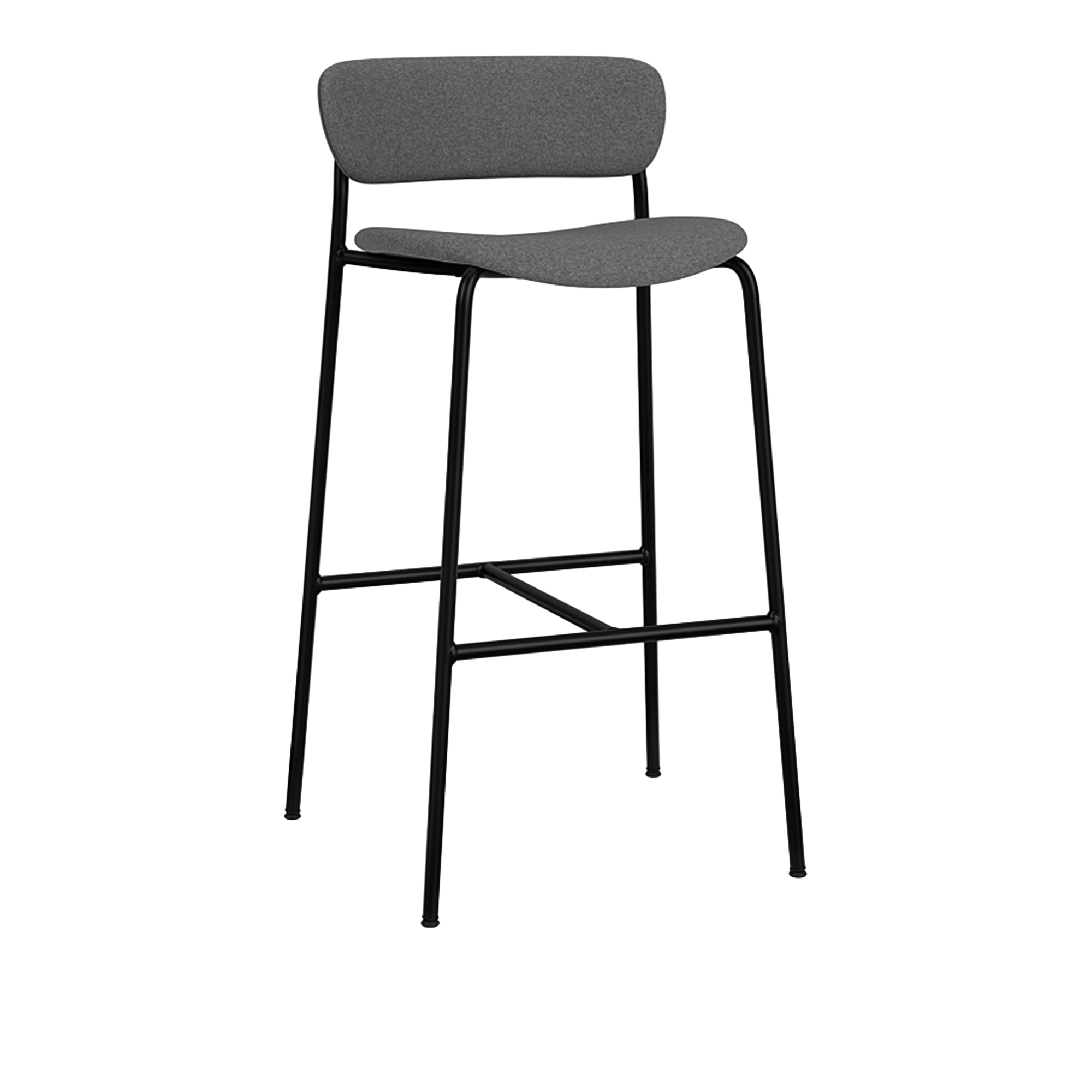 &Tradition - Pavilion AV15 - Fabric cat.2 - Divina Melange 3 170 - Barstolar & barpallar - Anderssen & Voll - Metall/Trä