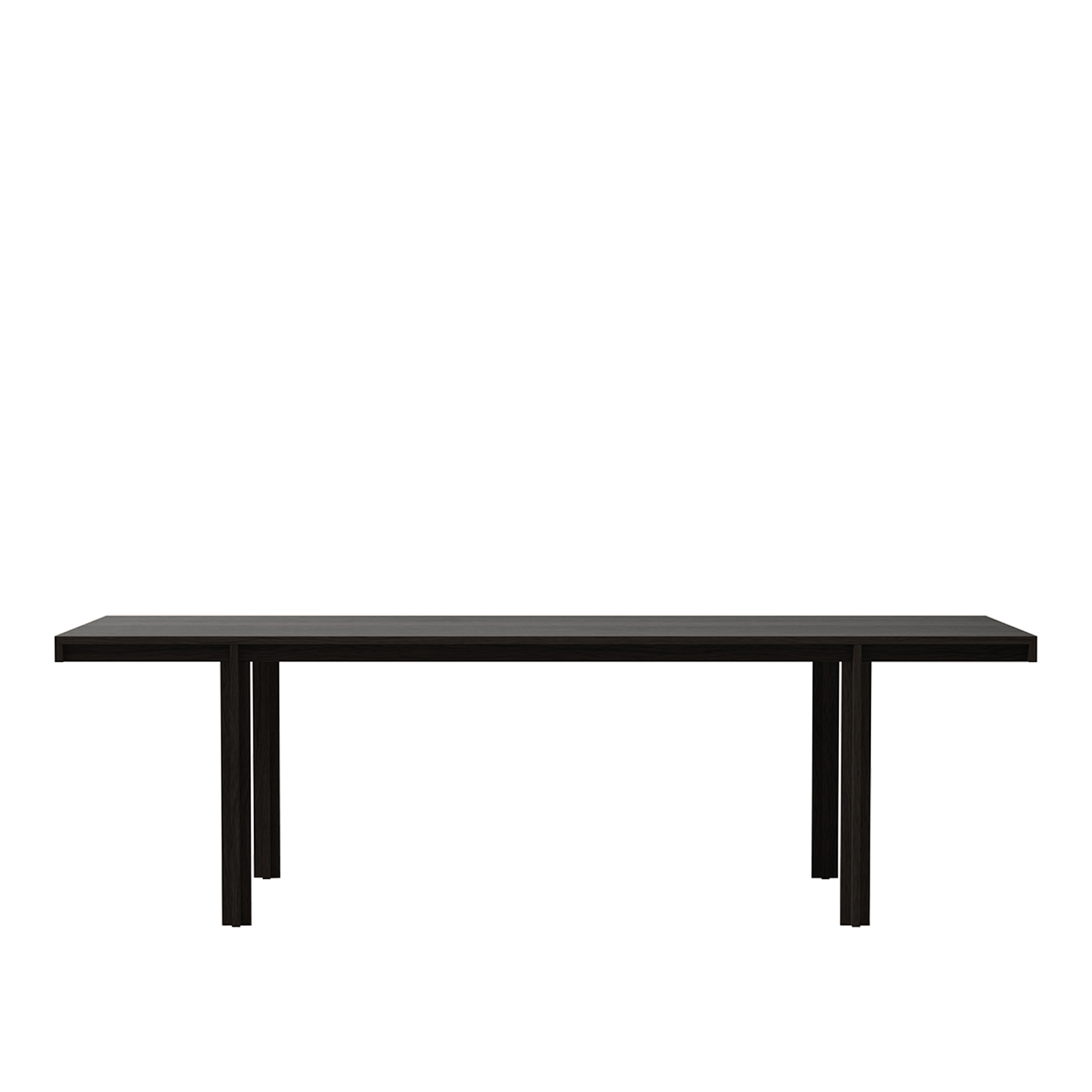 Karakter - Principal Dining Table 100 x 240 cm, Smoke Stained Oak - Matbord - Bodil Kjær - Träfärgad - Trä