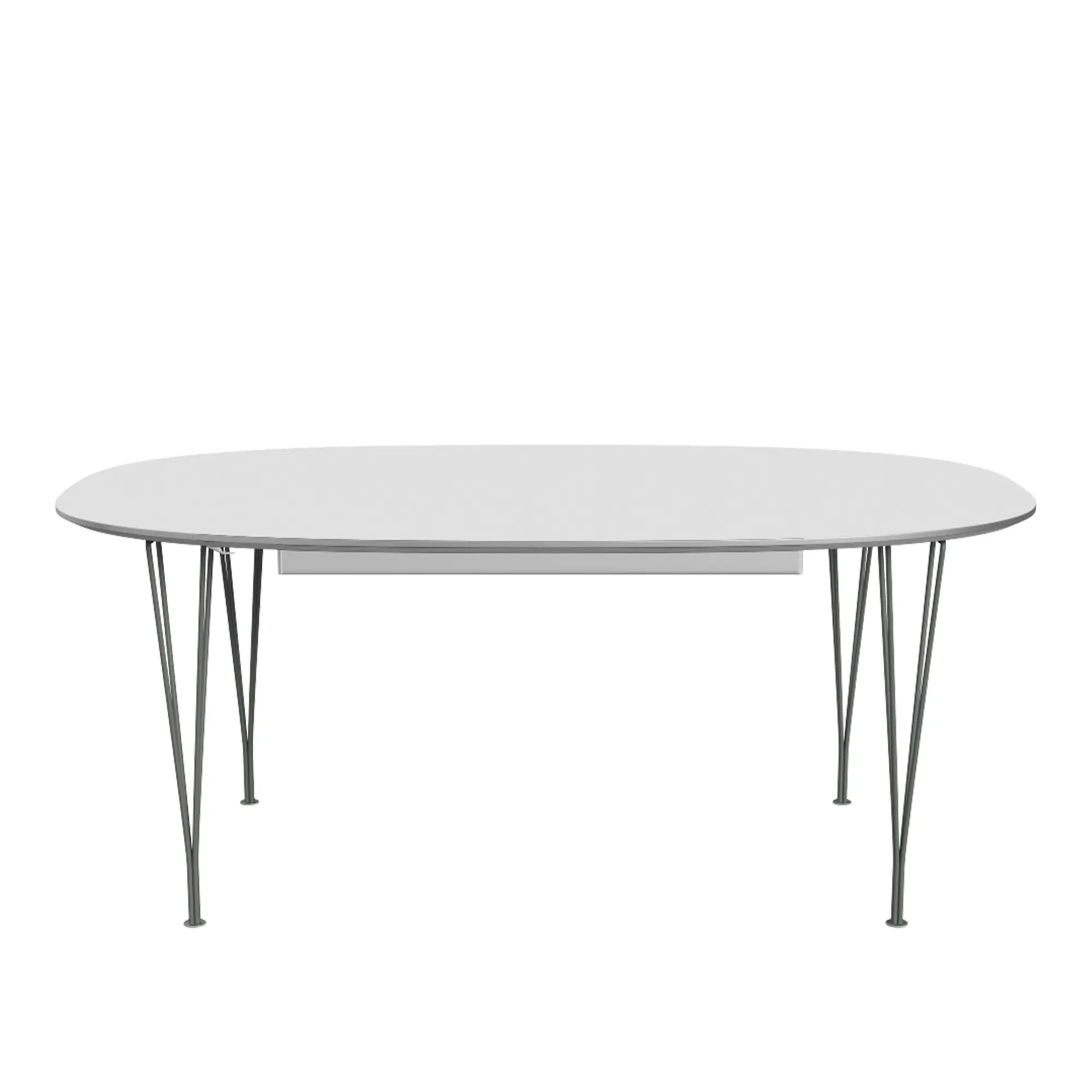 B619 Superellips utdragbart matbord 180–300 x 120 cm Grey