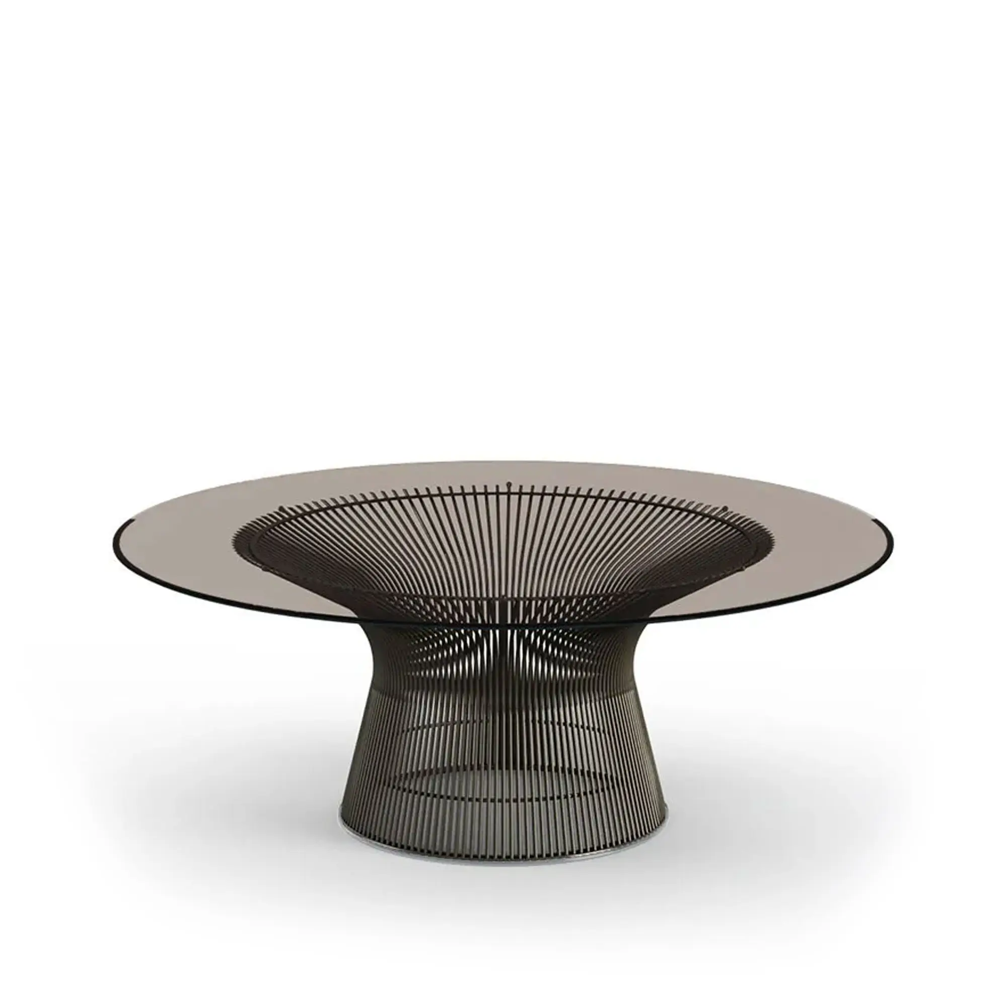 Platner salongbord Ø 92 cm Bronse Metallic