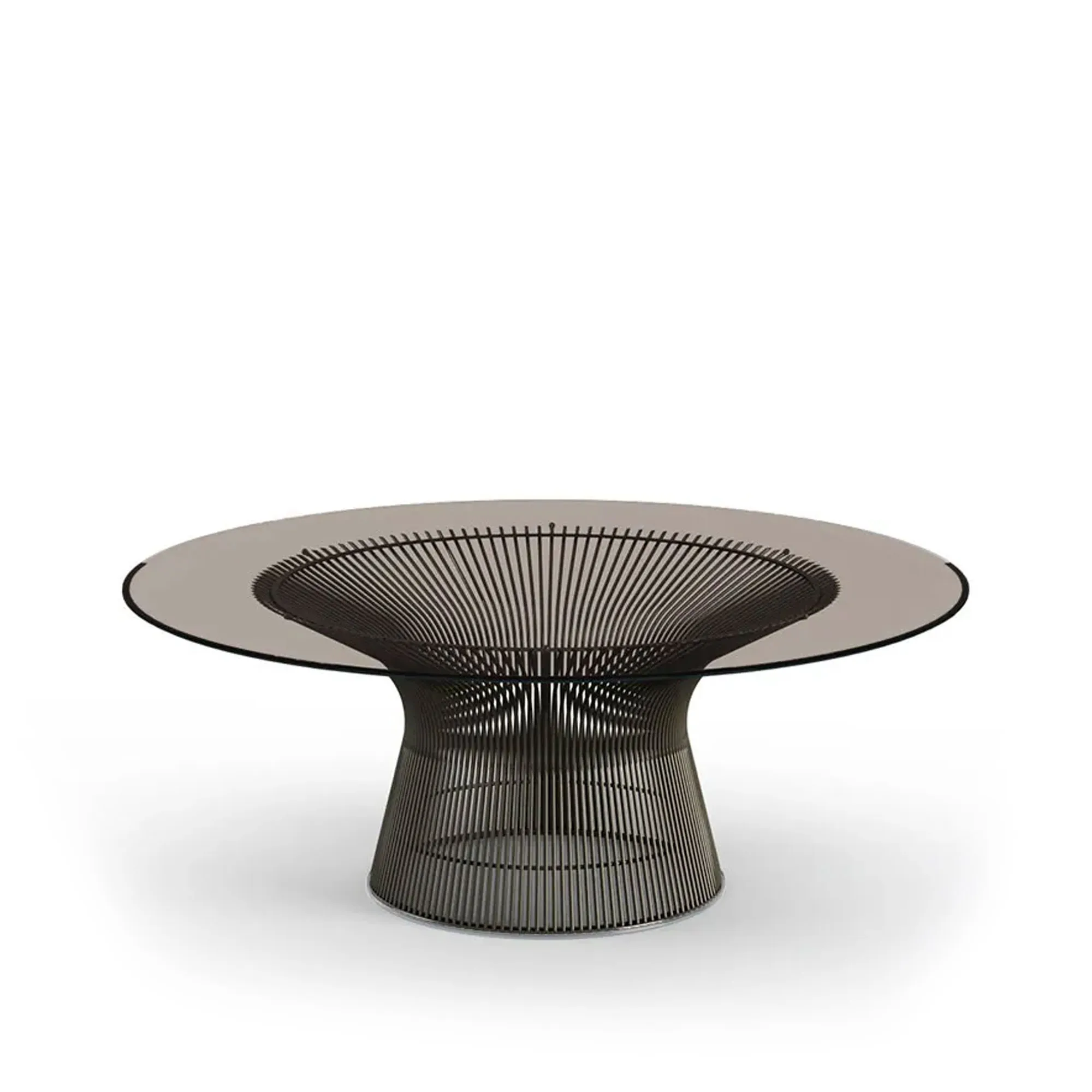 Platner salongbord Ø 92 cm Bronse Metallic