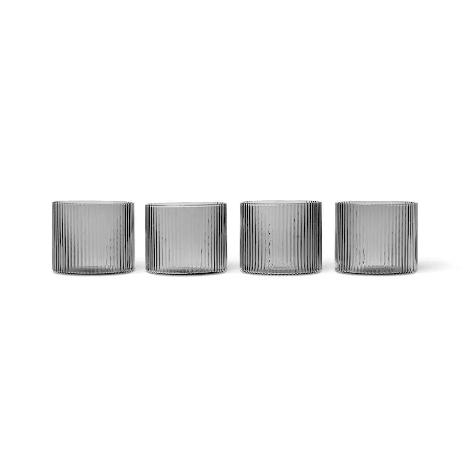Ripple Low dricksglas 4-pack