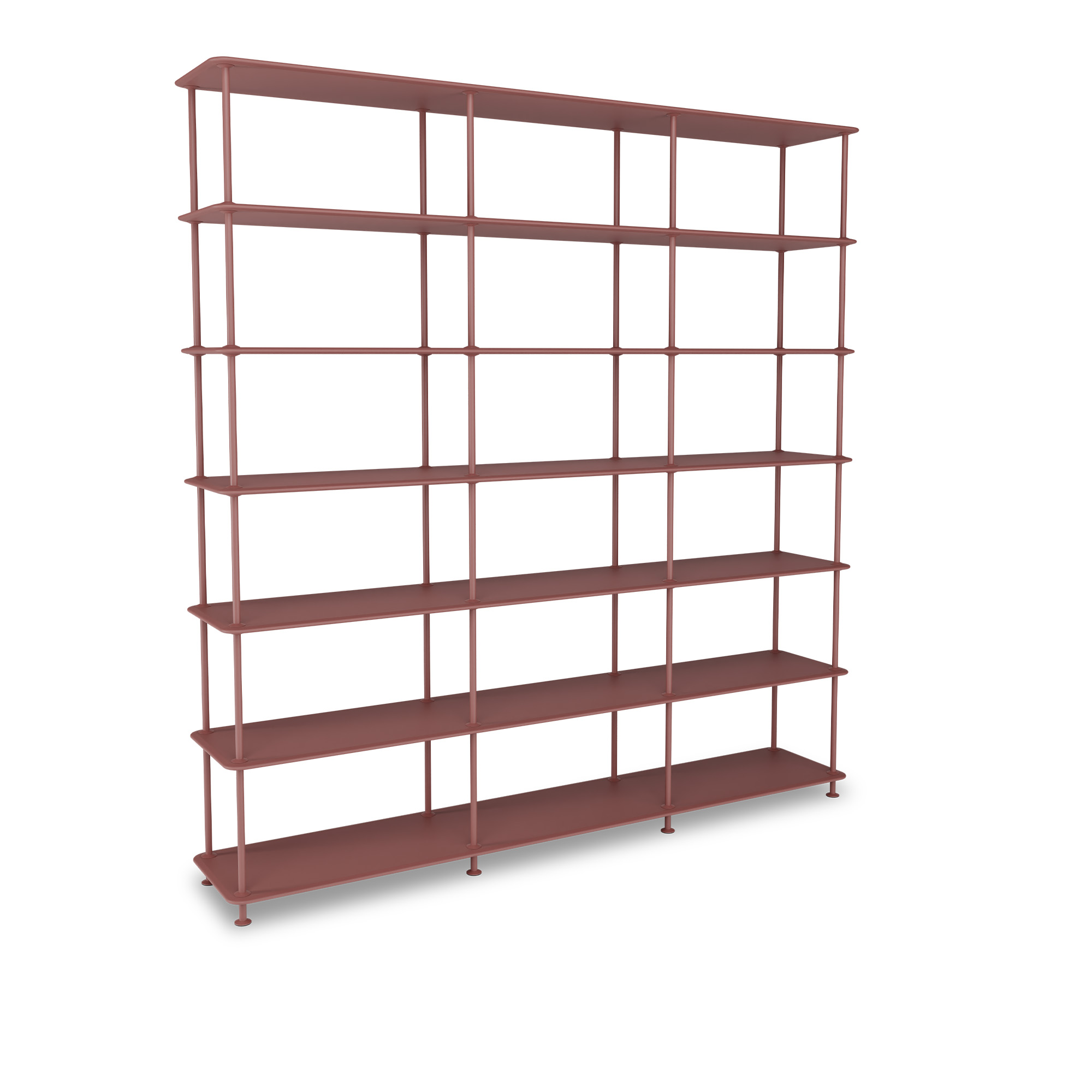 montana - montana free 666000 231-masalastructure 155-masala - hyllor & hyllsystem - jakob wagner - röd - metall/trä