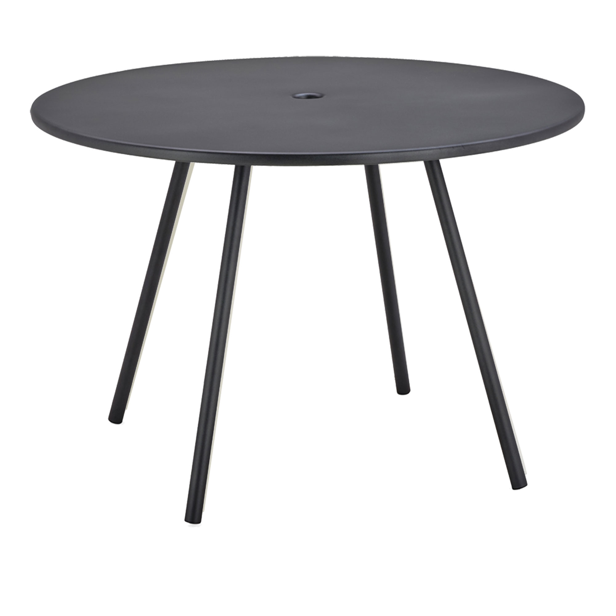 Cane-Line - Area Bord Ø110 cm Lava Grey - Matbord utomhus - Welling/Ludvik - Grå - Metall | Utemöbler - Utebord - Matbord Utomhus | Möbelexperten