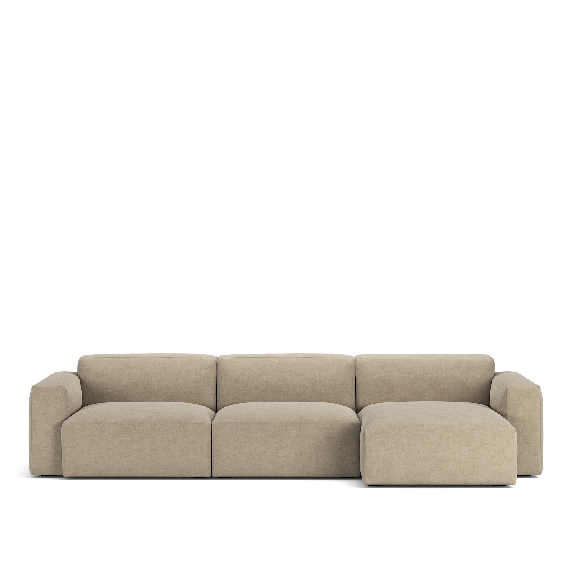NOGA - Brick 3-Seater Chaise Lounge Right, Sienna Tonal 01 - Soffor