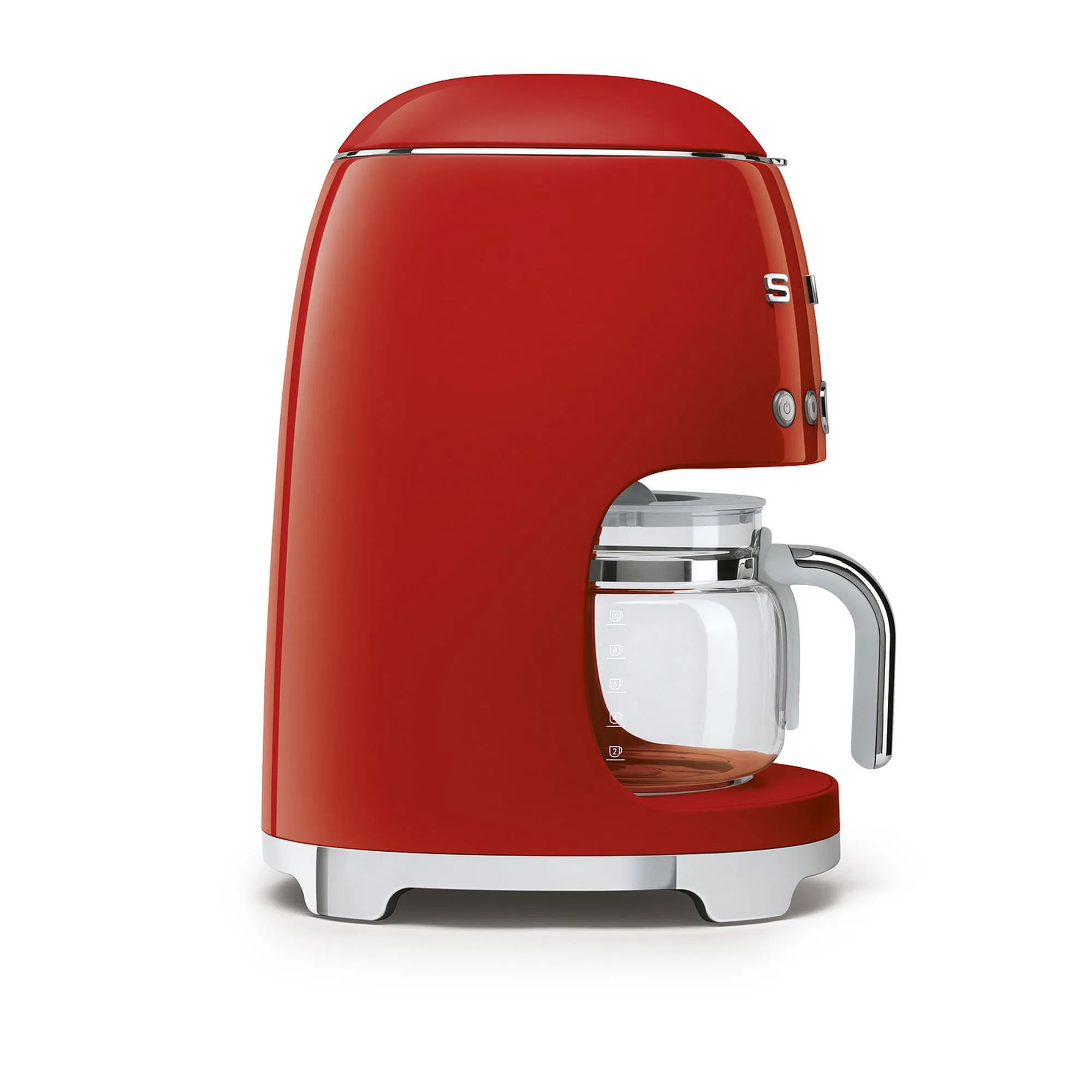 Smeg Drip Coffee Machine Red