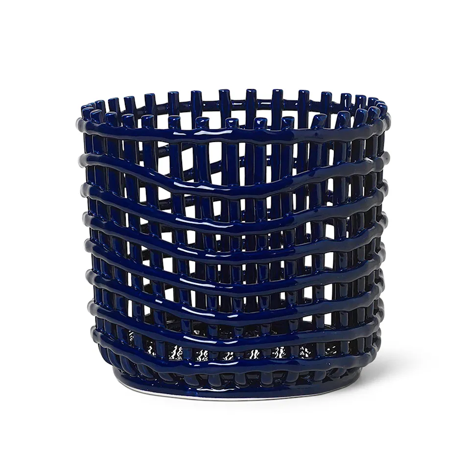 Ceramic Basket Large dekorativ bolle