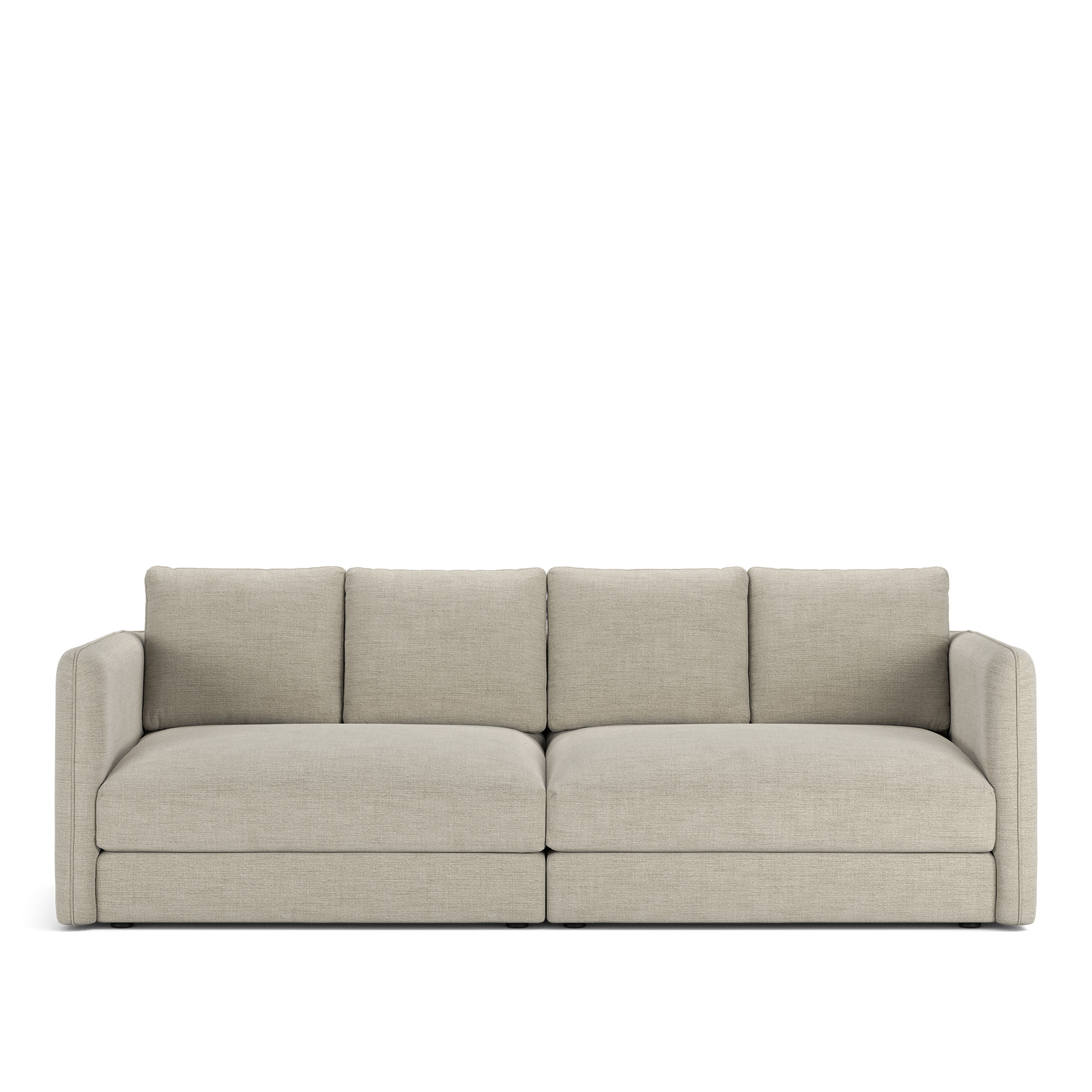 NOGA - Pavarotti 2.5-Seater, Fixed Cover, Cushion Variant 02, Sienna 102 - Soffor - Gr&aring;