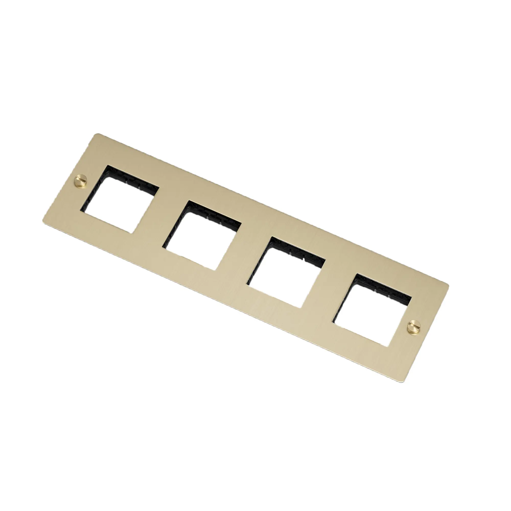 4G Wall Plate Horizontal No Infills
