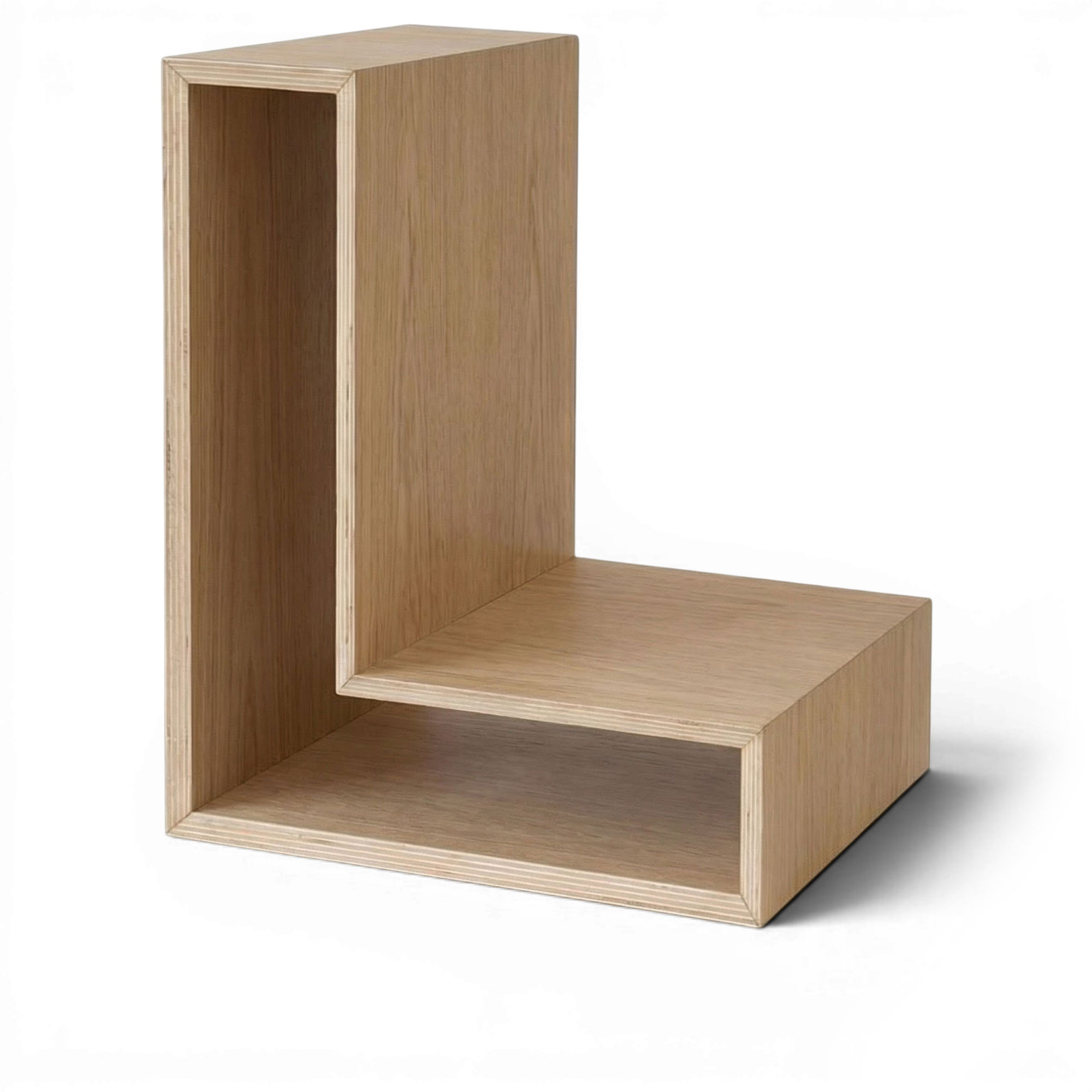 Maze Interior - L-shelf oak - Kent Johansson - Beige - Trä |  | Möbelexperten