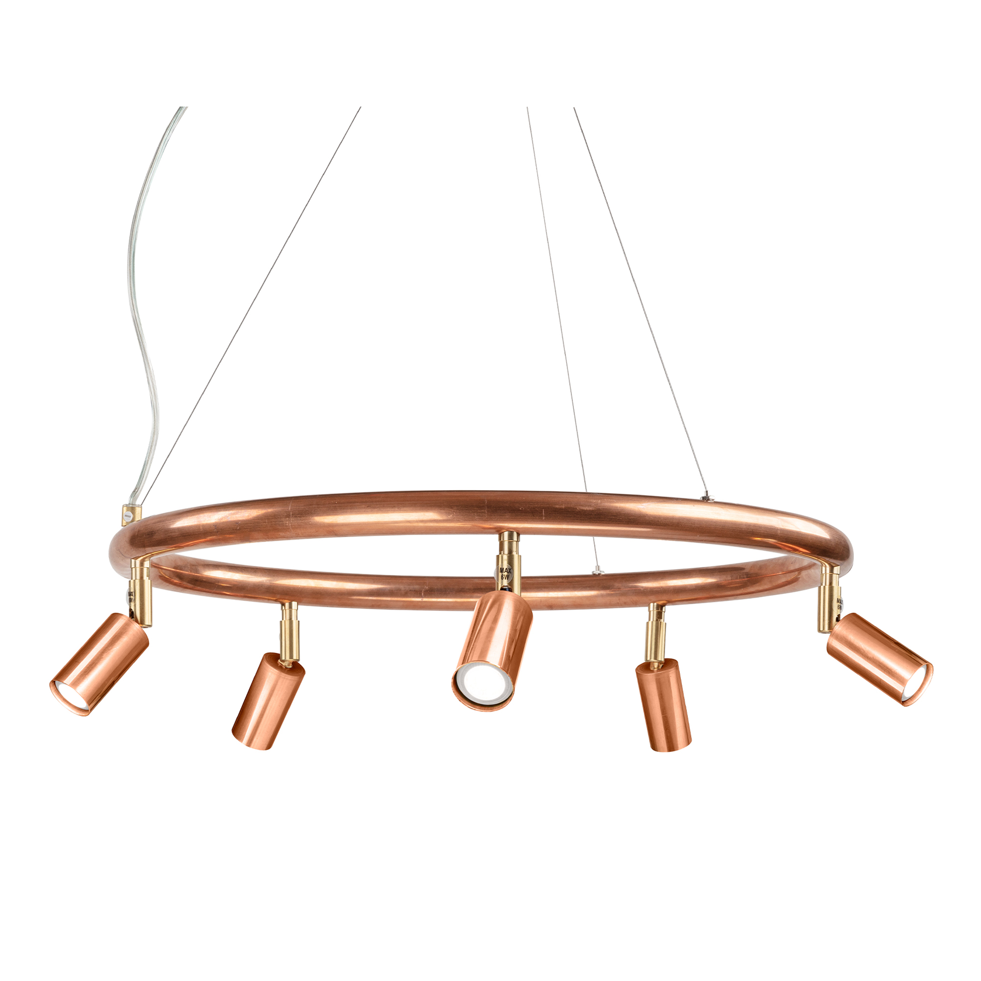 Örsjö Belysning - Starlight chandelier Ø60cm – Raw copper - Takkronor - Jonas Bohlin - Brons - Metall | Belysning - Taklampor - Takkronor | Möbelexperten