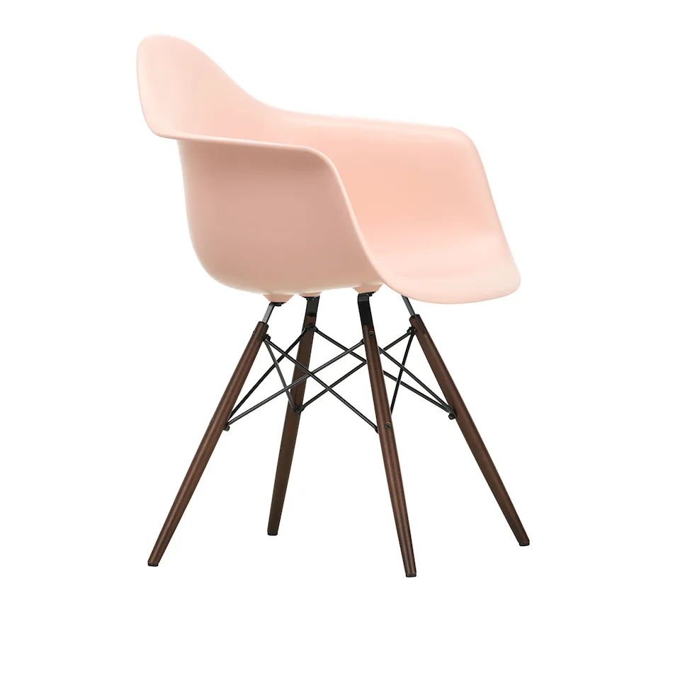 Eames RE Plastic Armchair DAW matstol Dark Maple