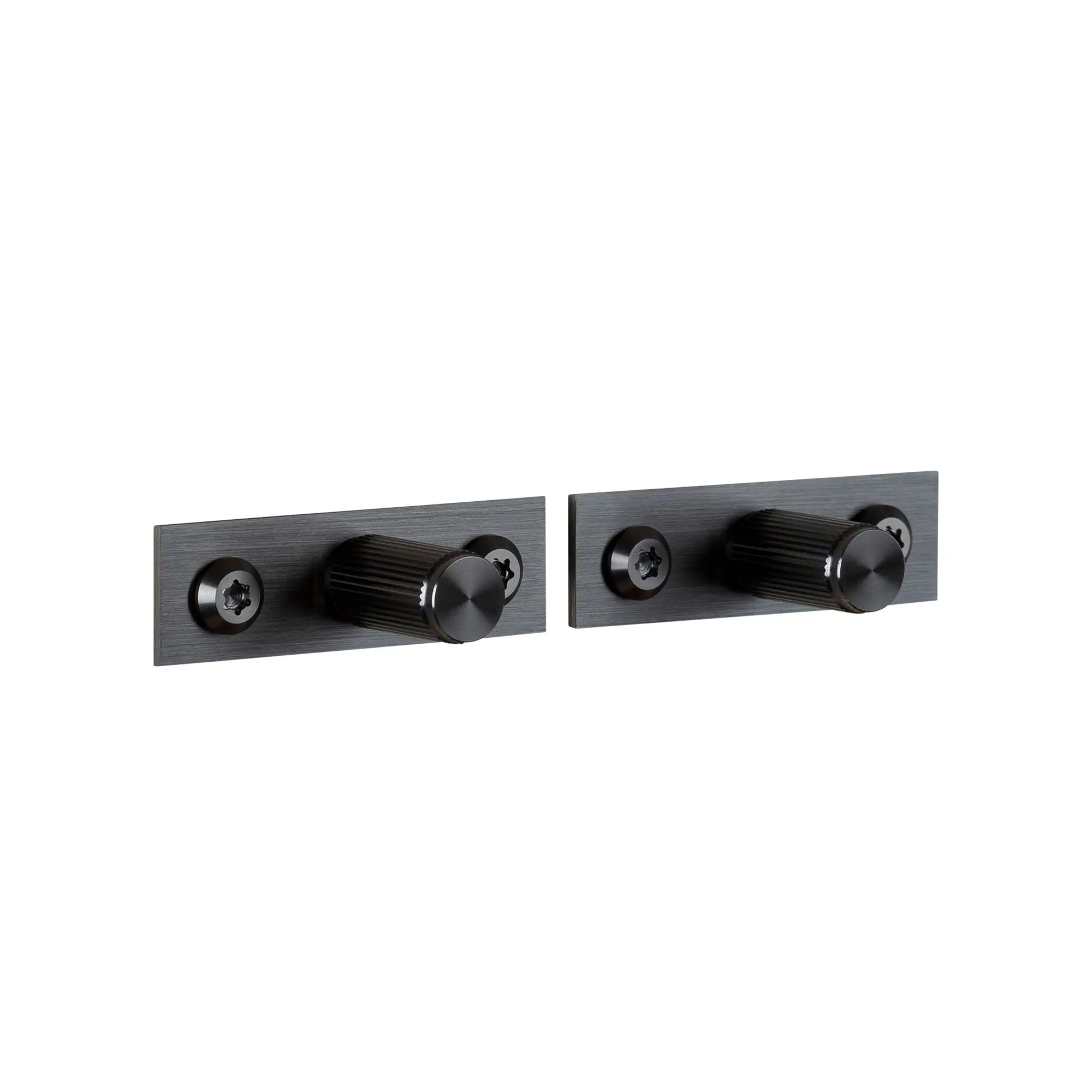 Furniture Knob Plate Linear 2-pack