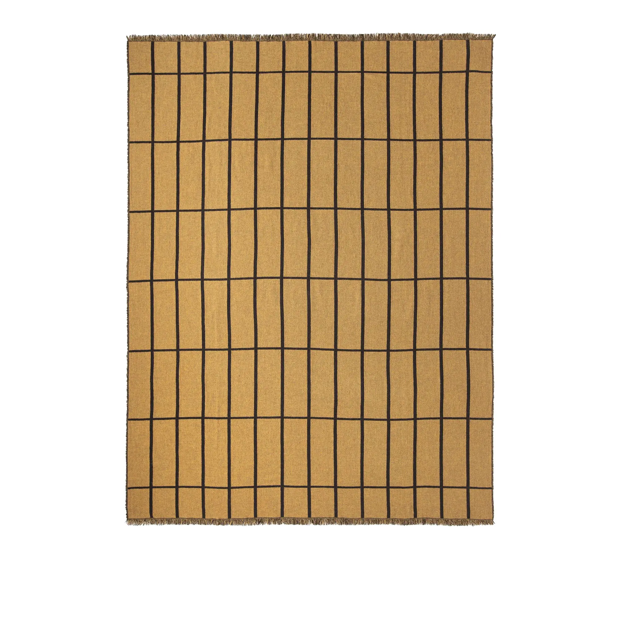 Tiiliskivi pläd 130x175 cm caviar, gold