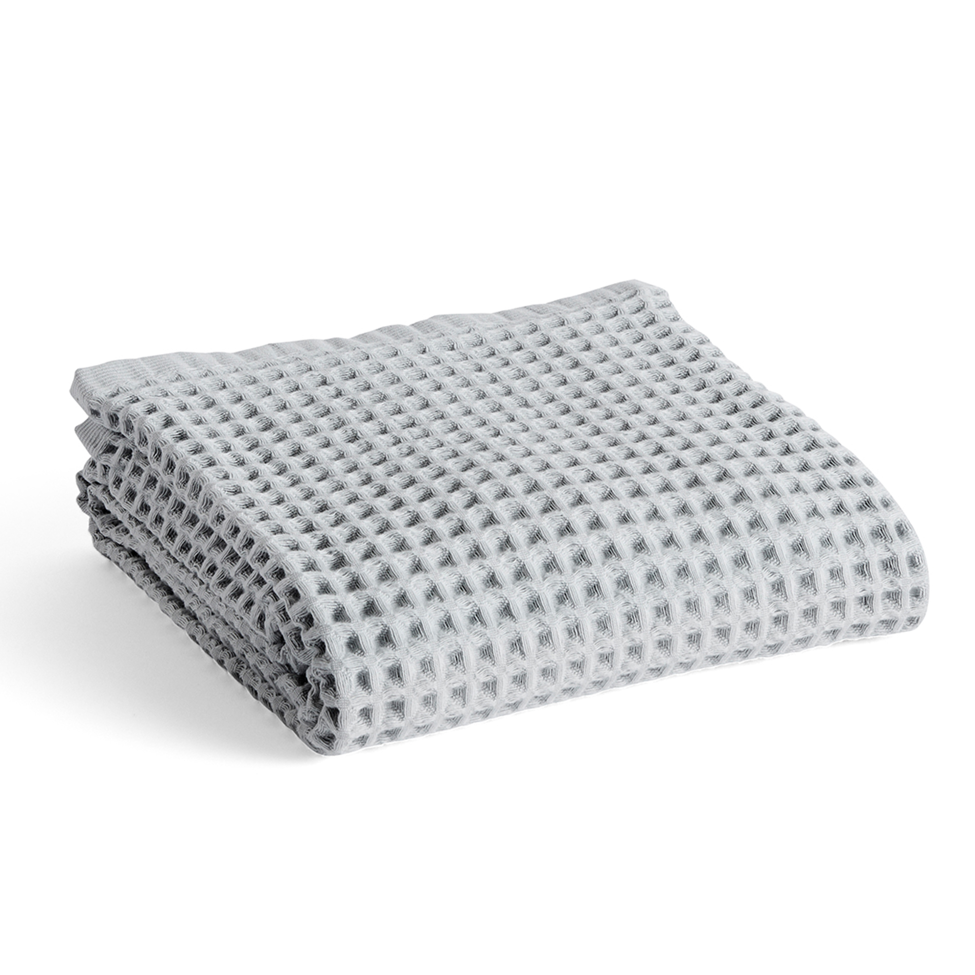 HAY - Waffle Bath Towel W70 X L140 - Grey - Handdukar och badlakan - Grå