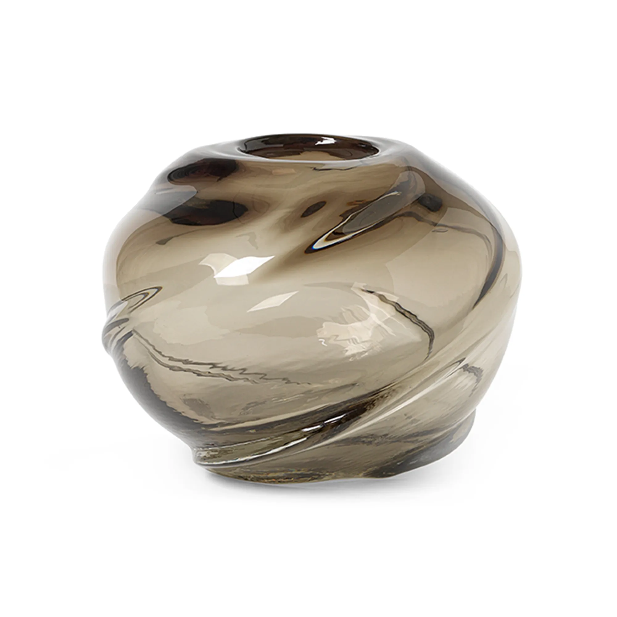 Water Swirl Round vas